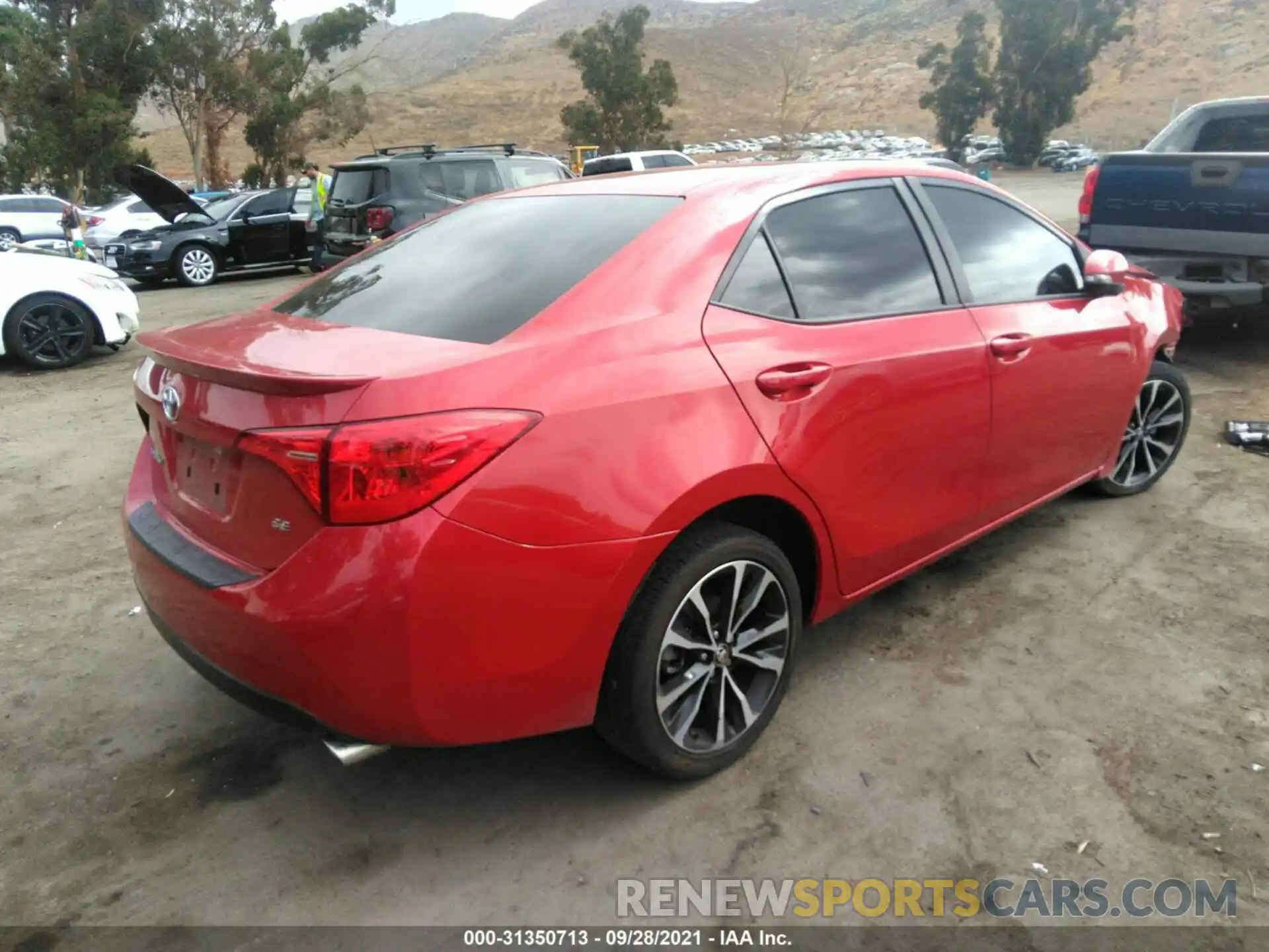 4 Photograph of a damaged car 5YFBURHEXKP935357 TOYOTA COROLLA 2019