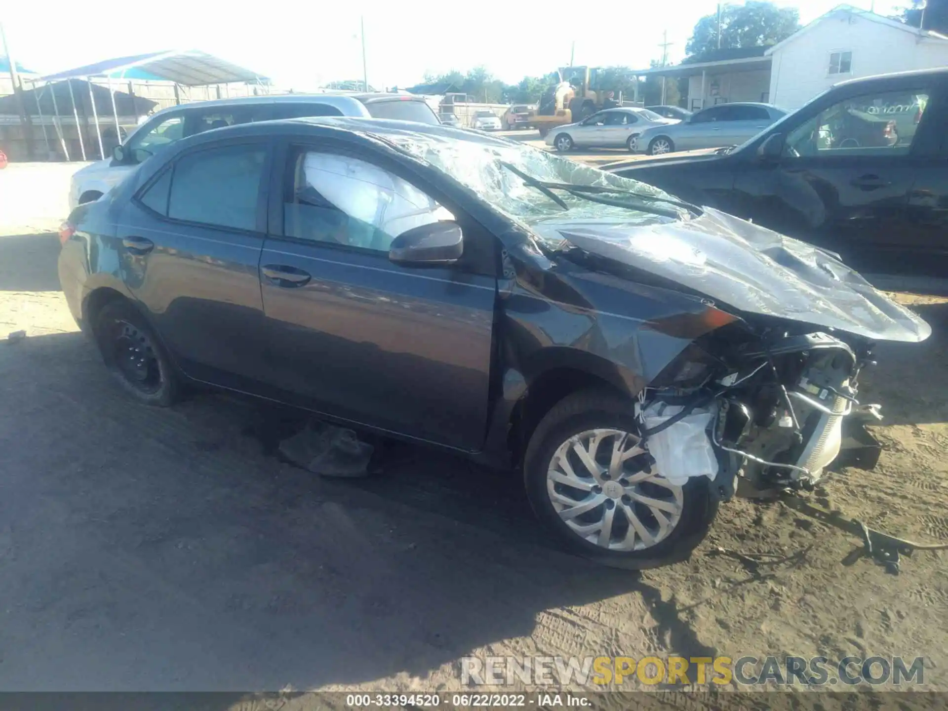 1 Photograph of a damaged car 5YFBURHEXKP935598 TOYOTA COROLLA 2019