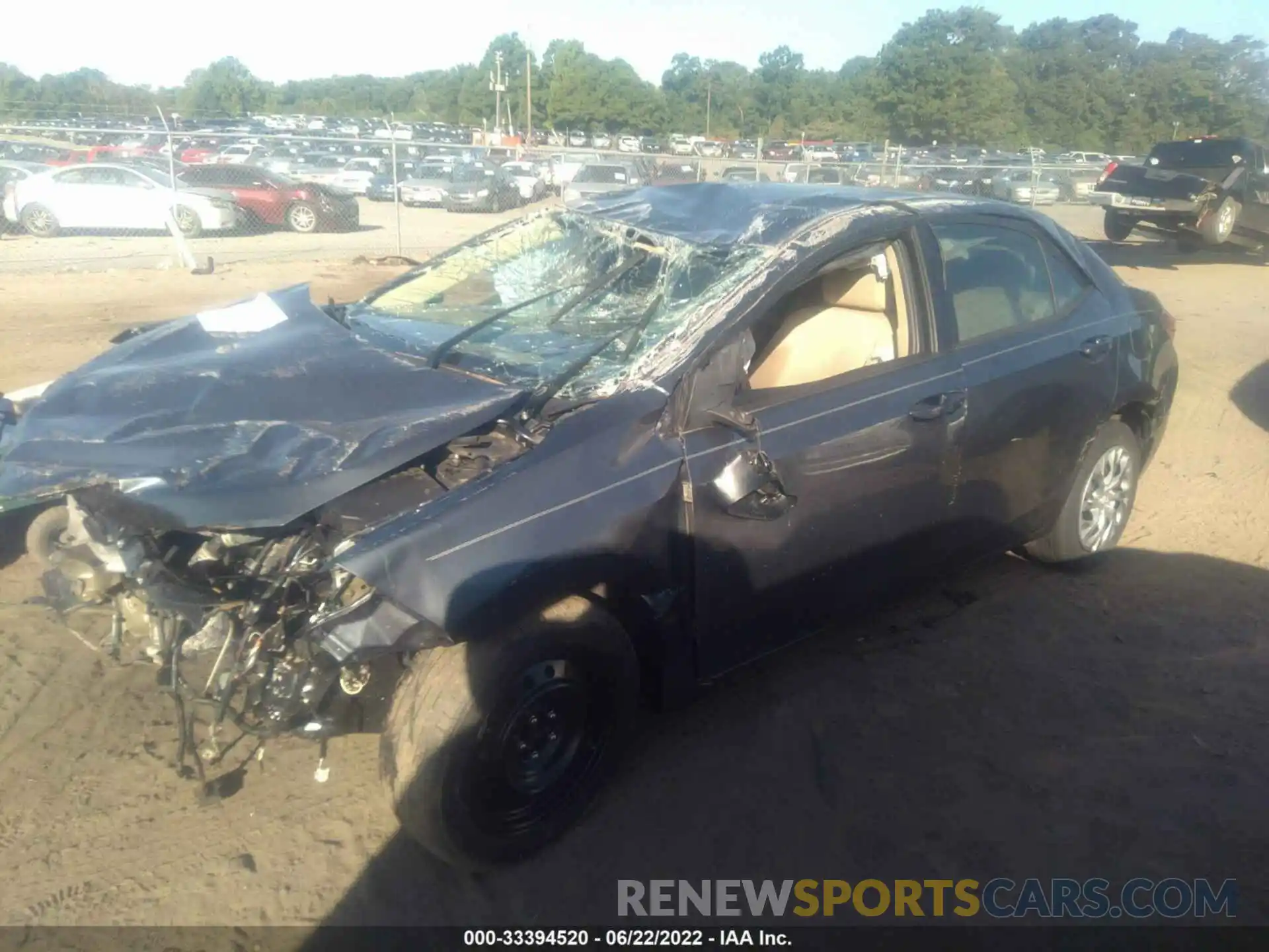 2 Photograph of a damaged car 5YFBURHEXKP935598 TOYOTA COROLLA 2019