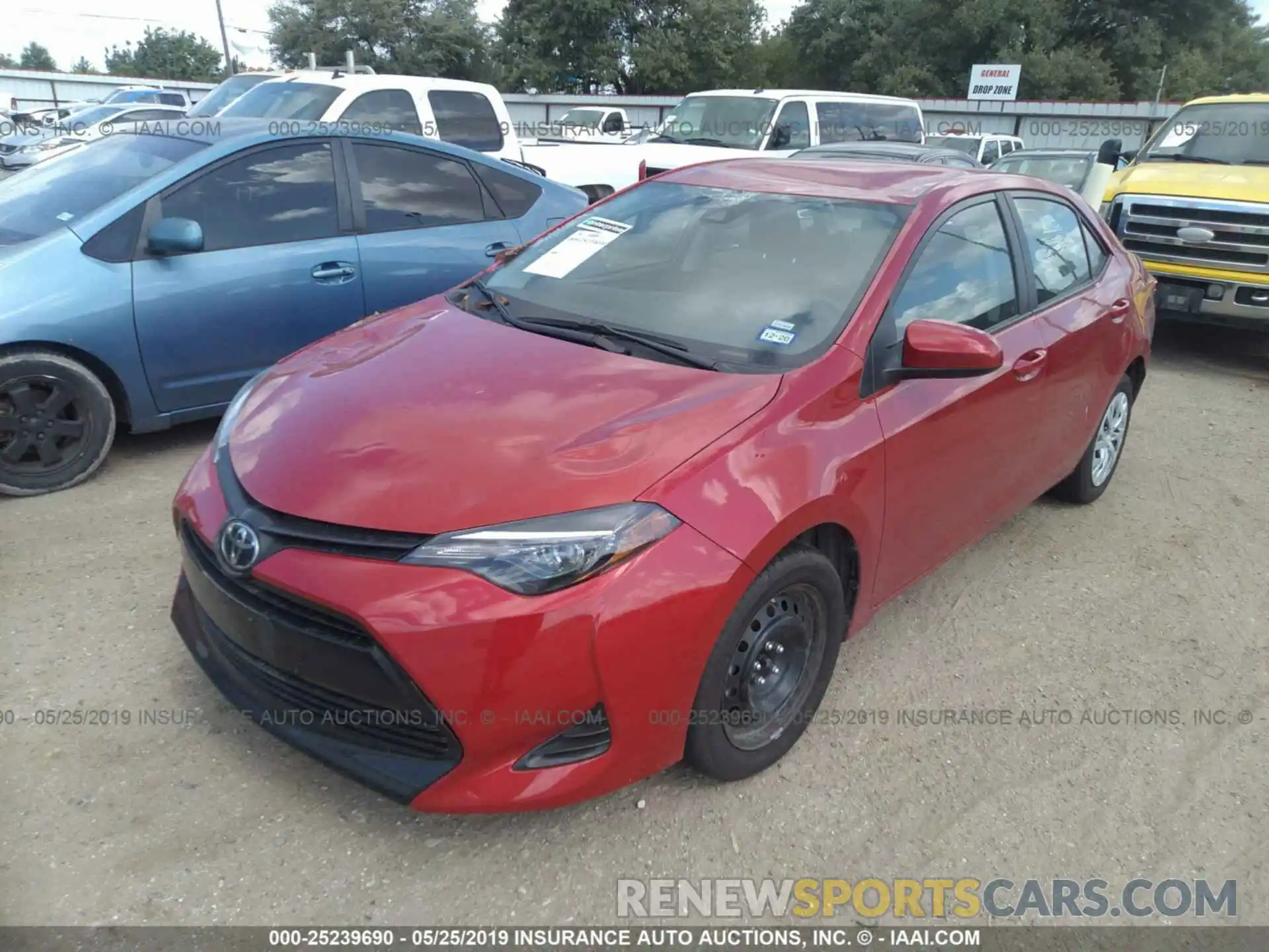 2 Photograph of a damaged car 5YFBURHEXKP936198 TOYOTA COROLLA 2019