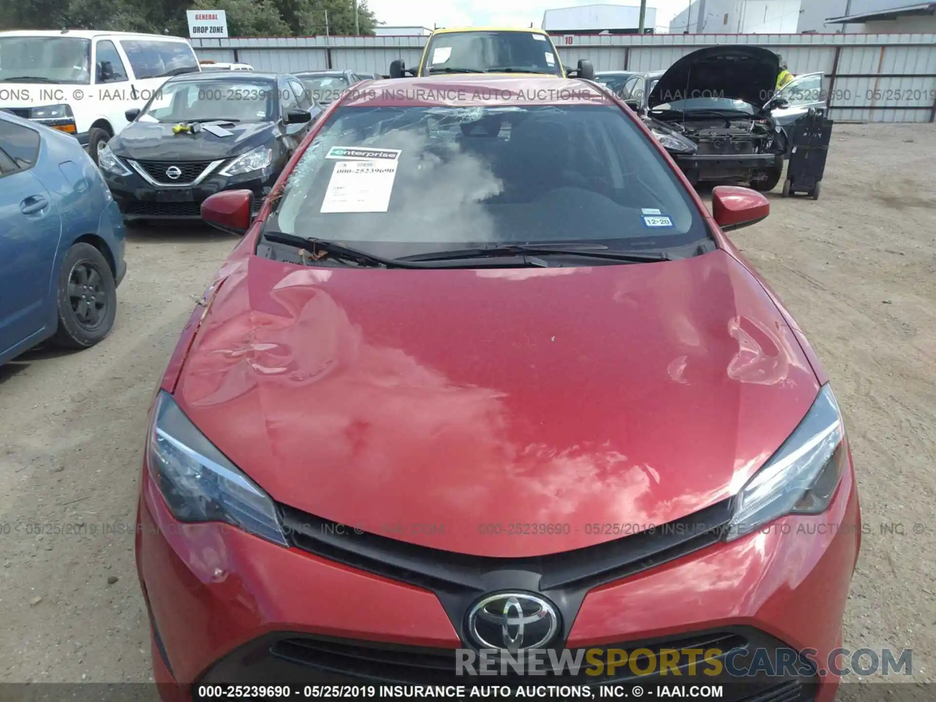 6 Photograph of a damaged car 5YFBURHEXKP936198 TOYOTA COROLLA 2019