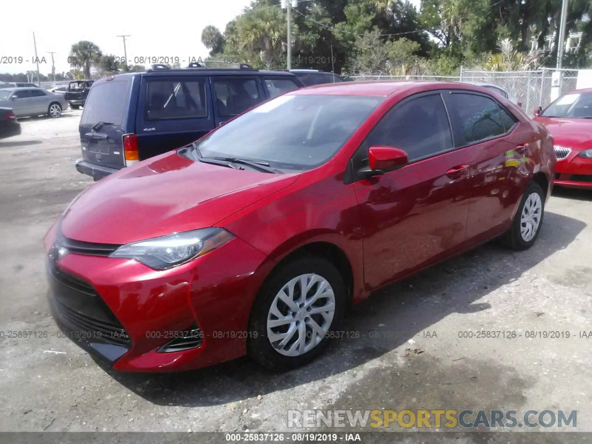 2 Photograph of a damaged car 5YFBURHEXKP936329 TOYOTA COROLLA 2019