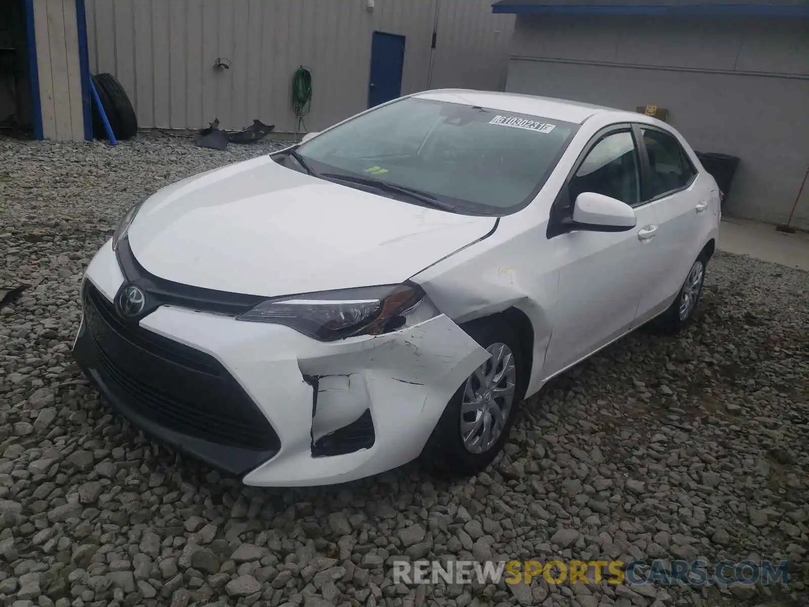 2 Photograph of a damaged car 5YFBURHEXKP936587 TOYOTA COROLLA 2019