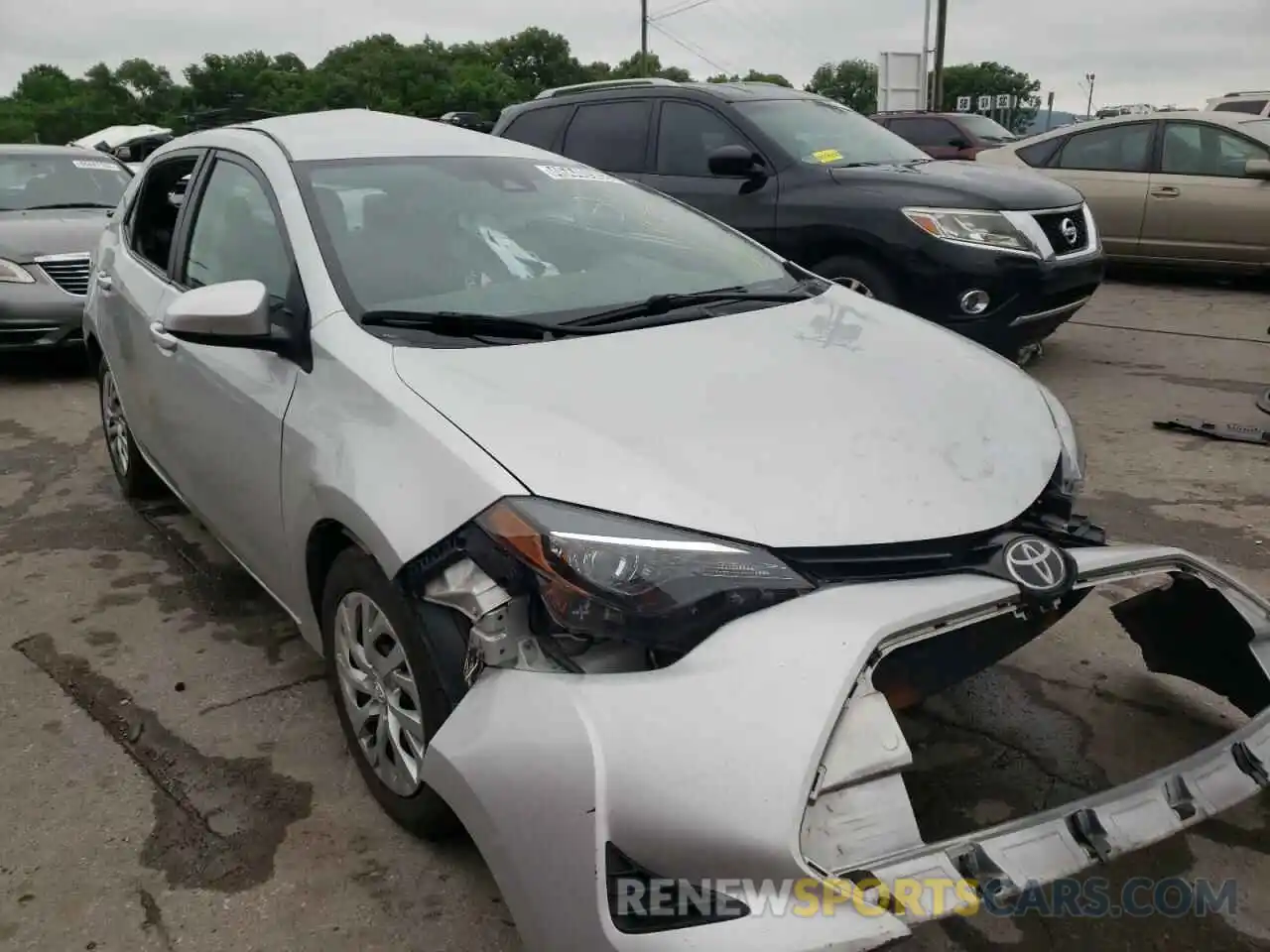 1 Photograph of a damaged car 5YFBURHEXKP936802 TOYOTA COROLLA 2019