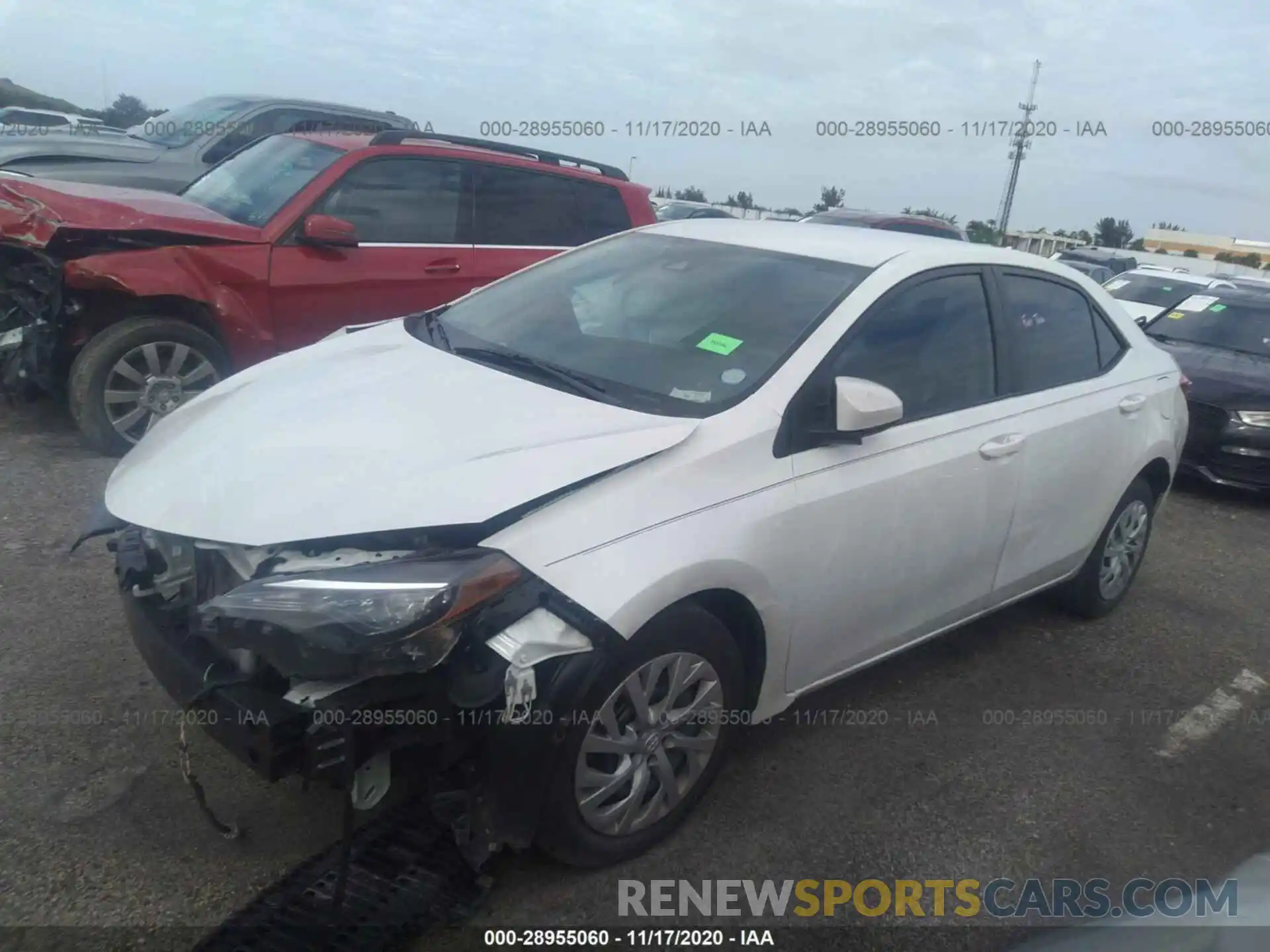 2 Photograph of a damaged car 5YFBURHEXKP936850 TOYOTA COROLLA 2019