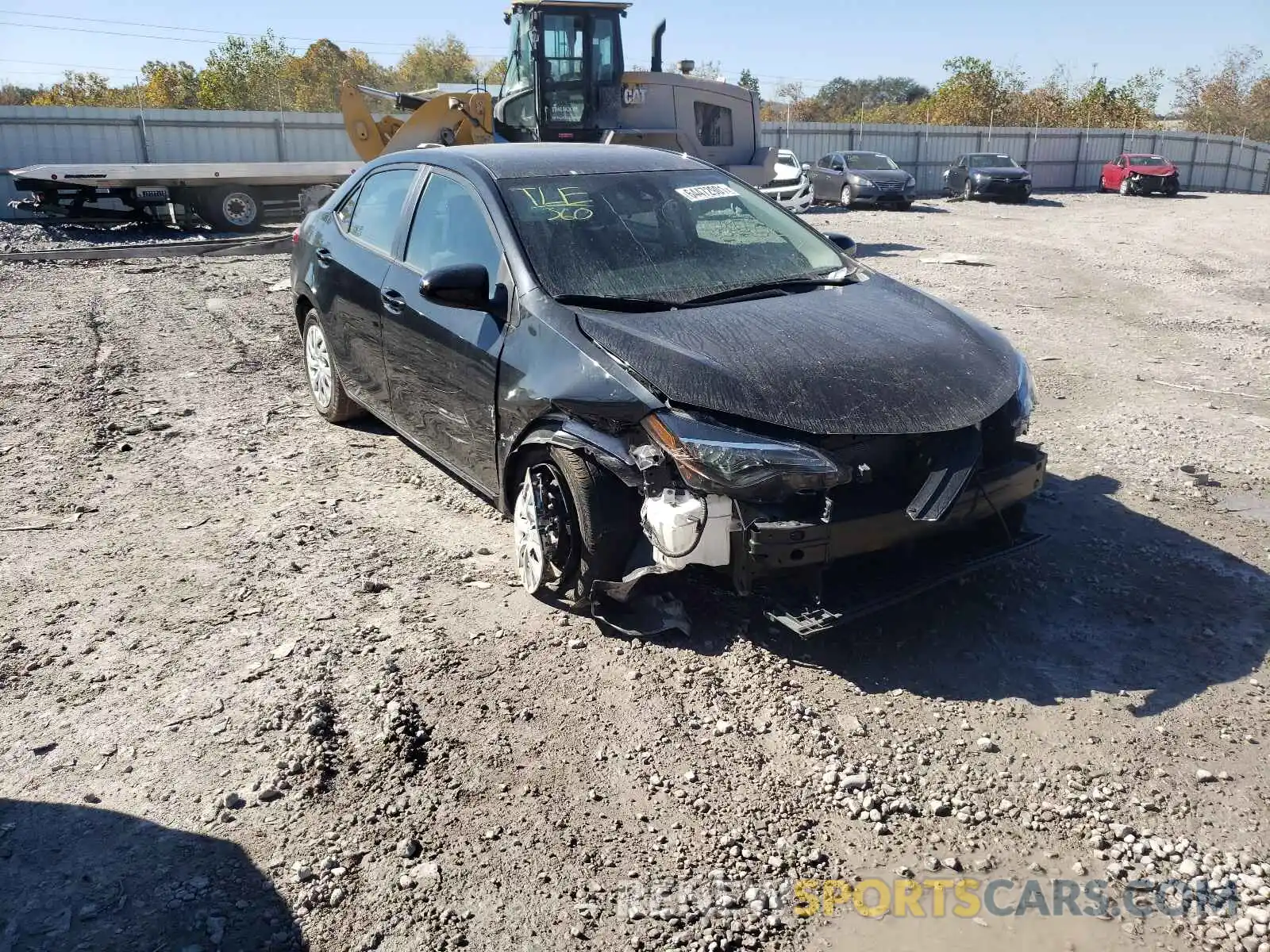 1 Photograph of a damaged car 5YFBURHEXKP937478 TOYOTA COROLLA 2019