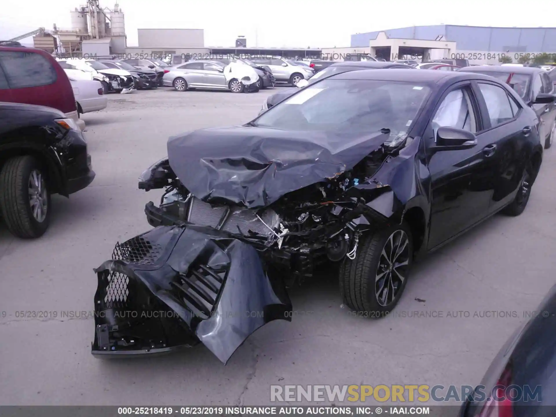 2 Photograph of a damaged car 5YFBURHEXKP937867 TOYOTA COROLLA 2019