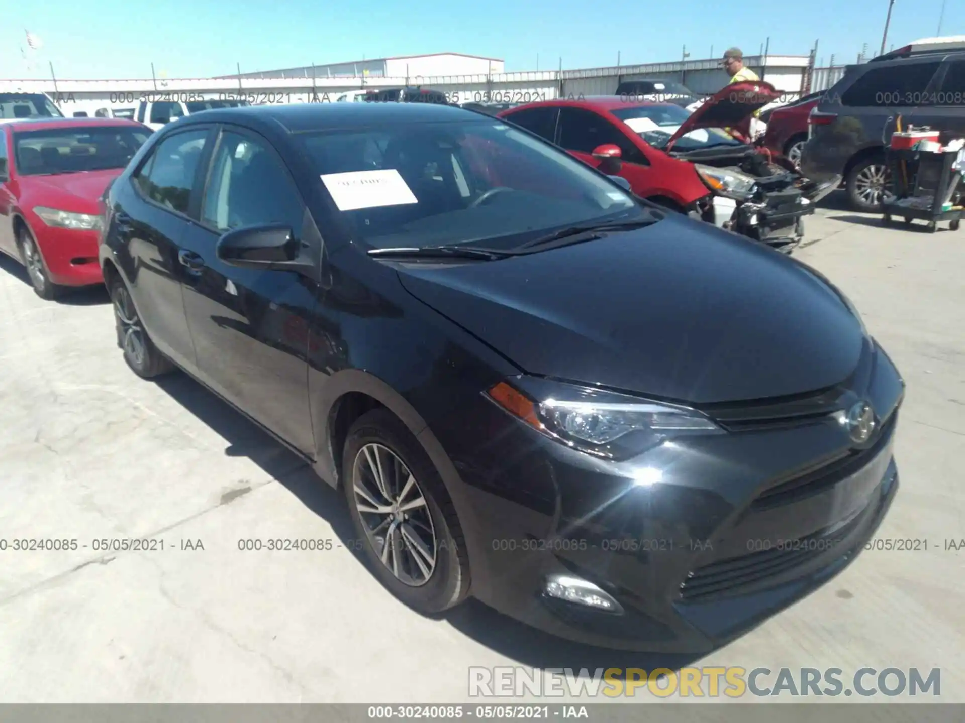 1 Photograph of a damaged car 5YFBURHEXKP938159 TOYOTA COROLLA 2019