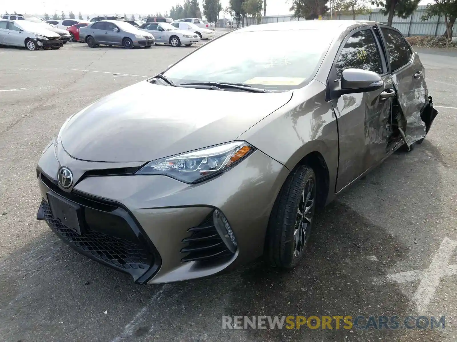 2 Photograph of a damaged car 5YFBURHEXKP938811 TOYOTA COROLLA 2019