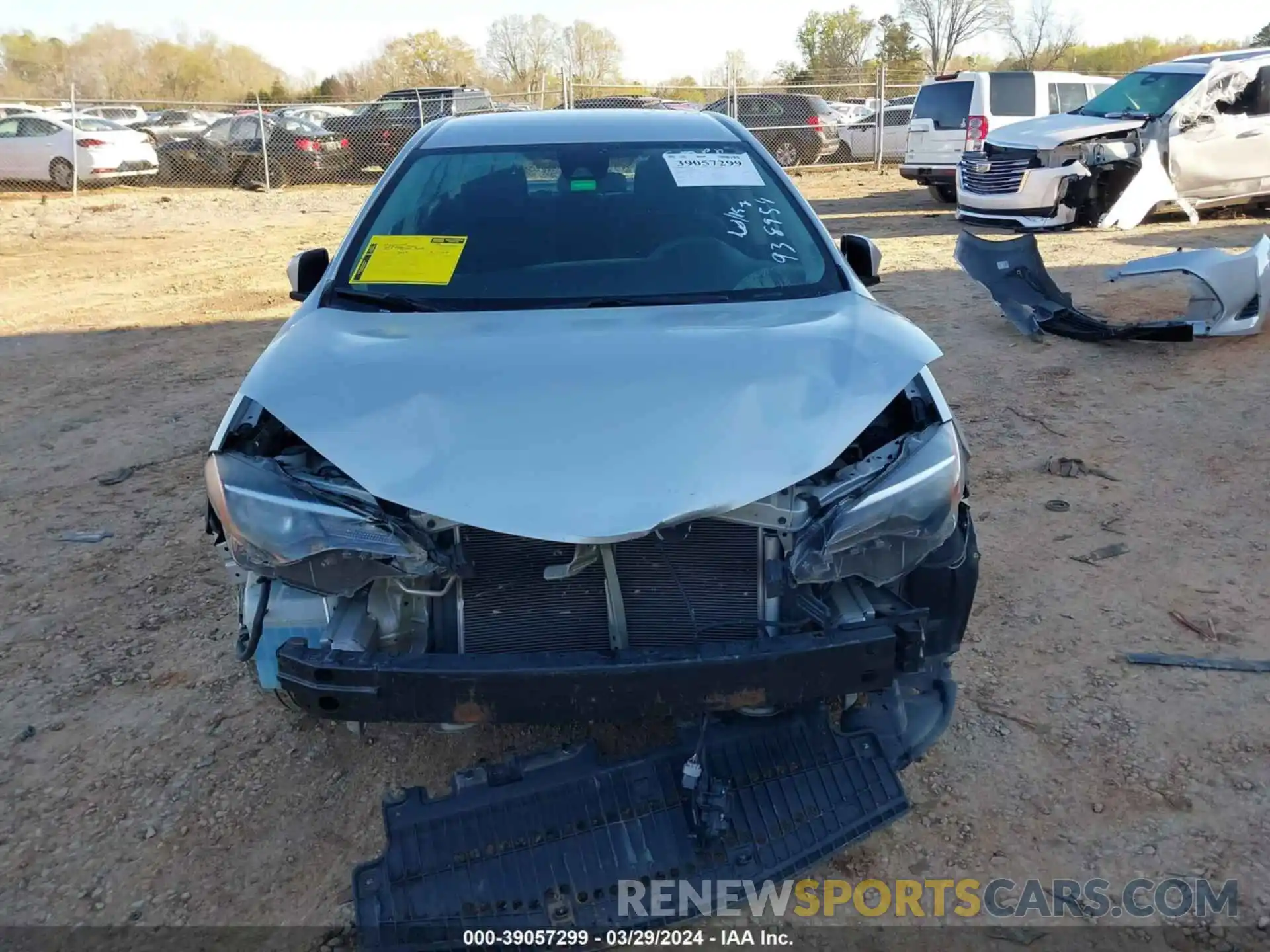 13 Photograph of a damaged car 5YFBURHEXKP938954 TOYOTA COROLLA 2019