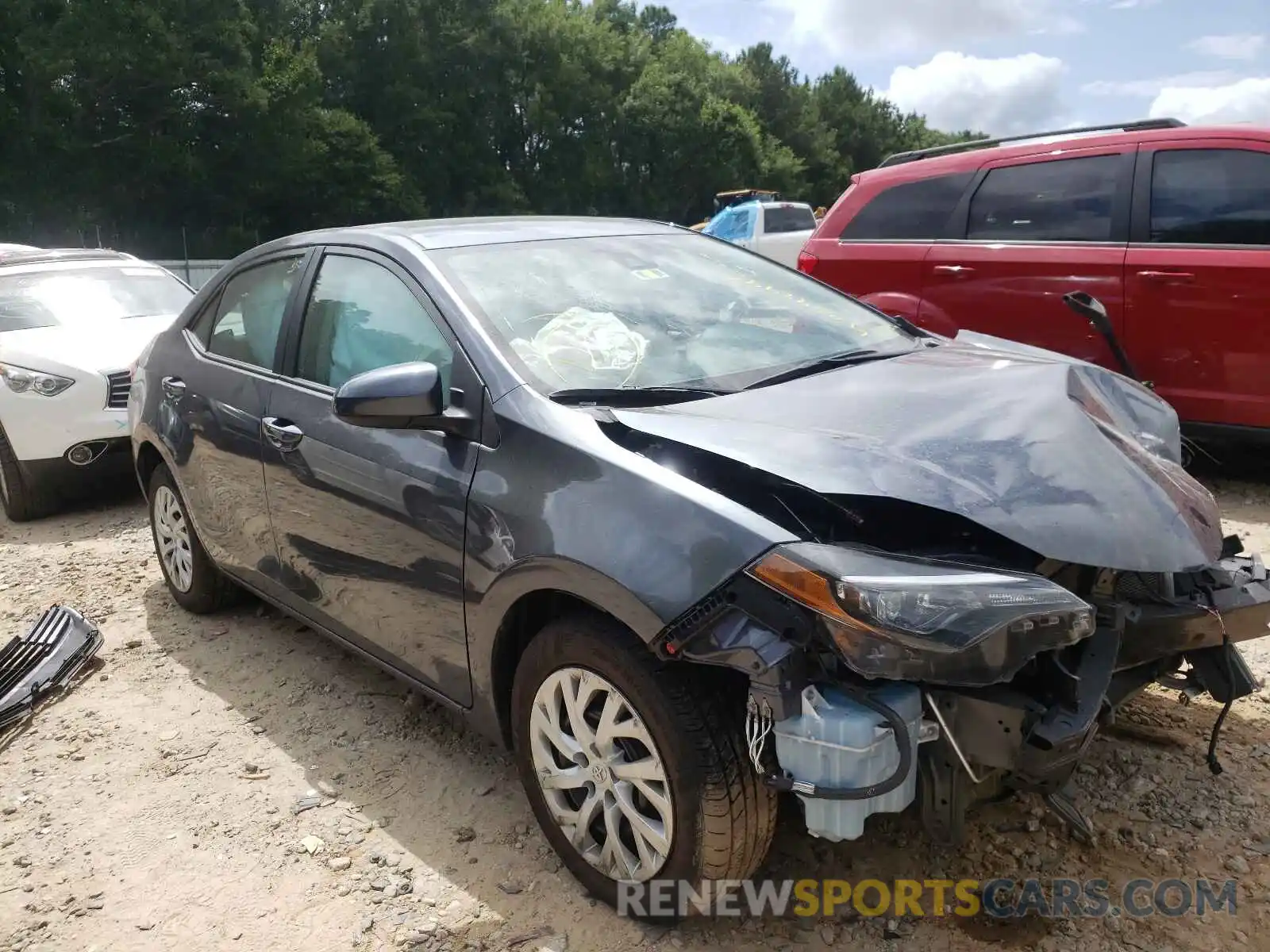 1 Photograph of a damaged car 5YFBURHEXKP939120 TOYOTA COROLLA 2019