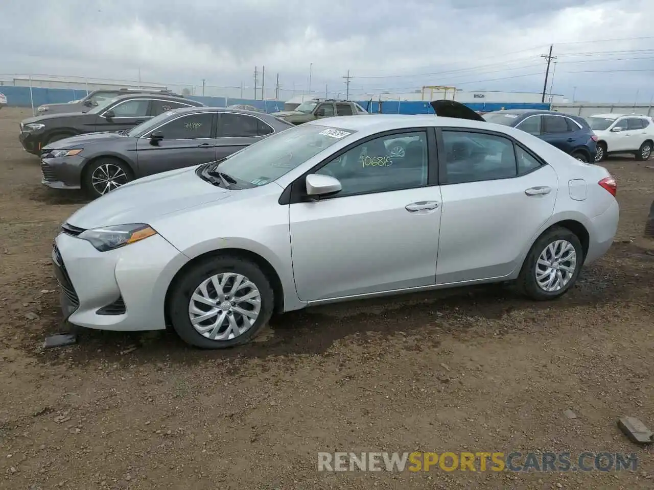 1 Photograph of a damaged car 5YFBURHEXKP939392 TOYOTA COROLLA 2019