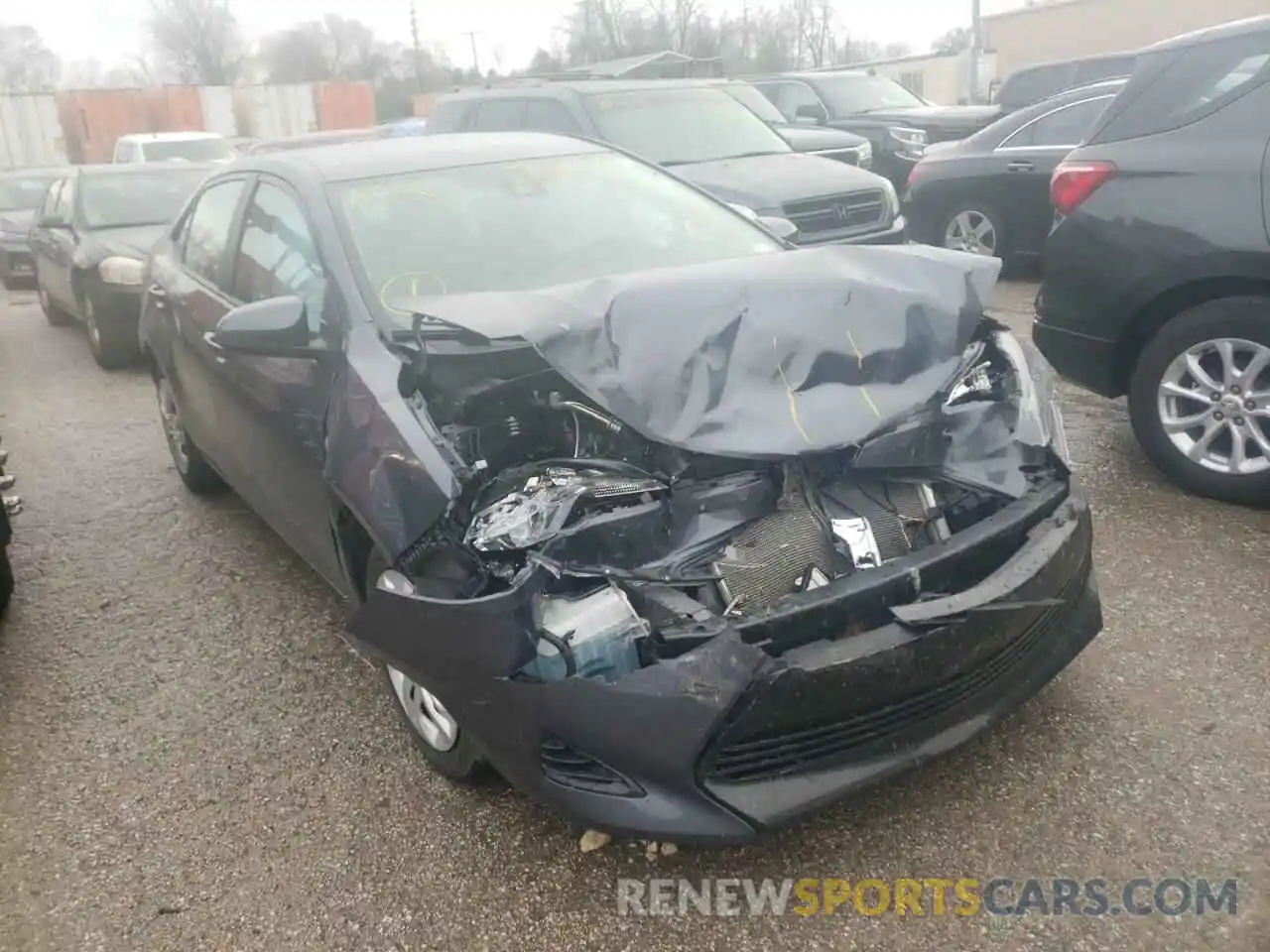 1 Photograph of a damaged car 5YFBURHEXKP940056 TOYOTA COROLLA 2019