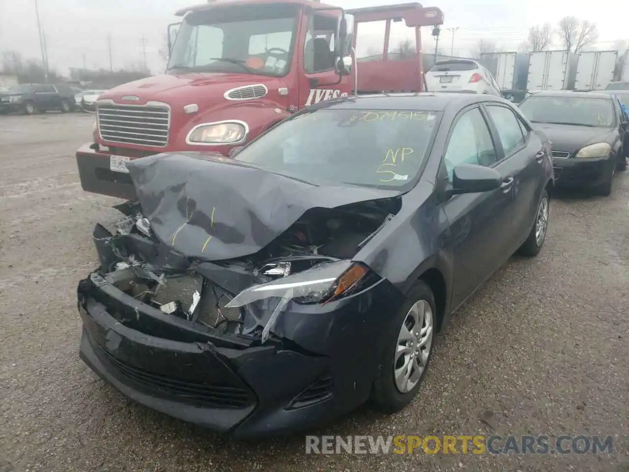 2 Photograph of a damaged car 5YFBURHEXKP940056 TOYOTA COROLLA 2019