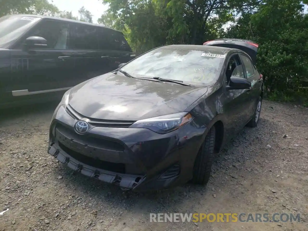 2 Photograph of a damaged car 5YFBURHEXKP940302 TOYOTA COROLLA 2019