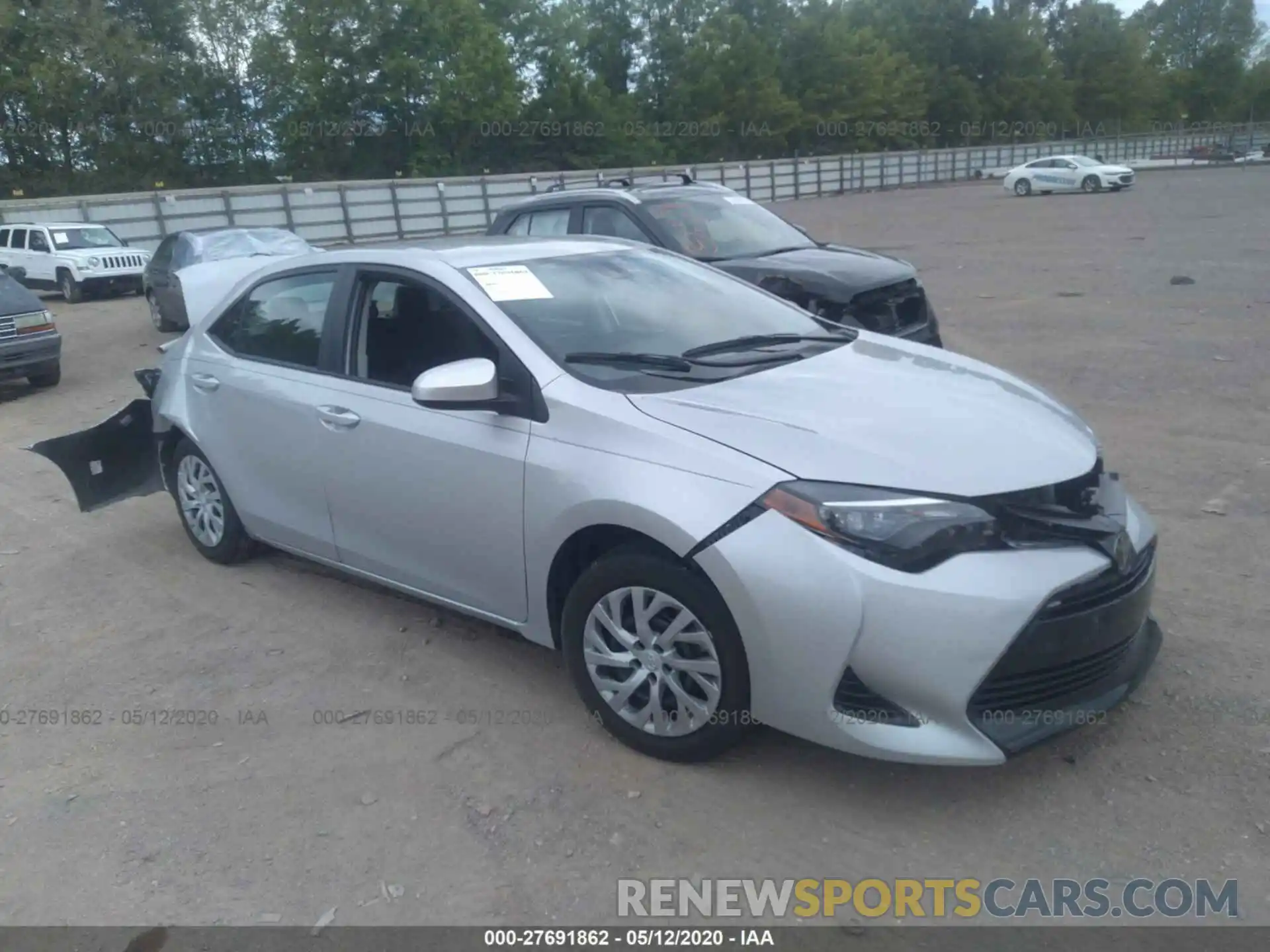 1 Photograph of a damaged car 5YFBURHEXKP940588 TOYOTA COROLLA 2019