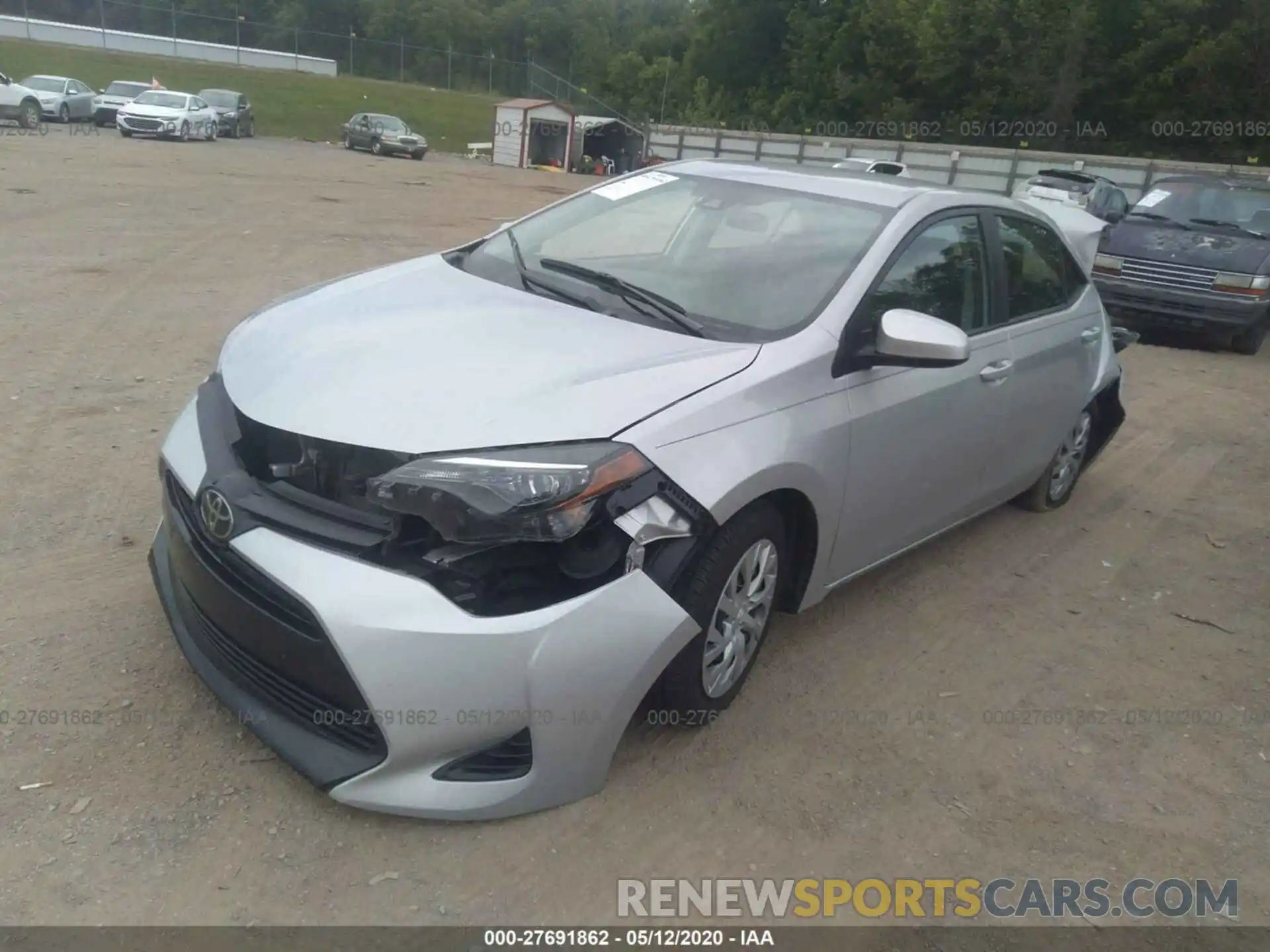 2 Photograph of a damaged car 5YFBURHEXKP940588 TOYOTA COROLLA 2019