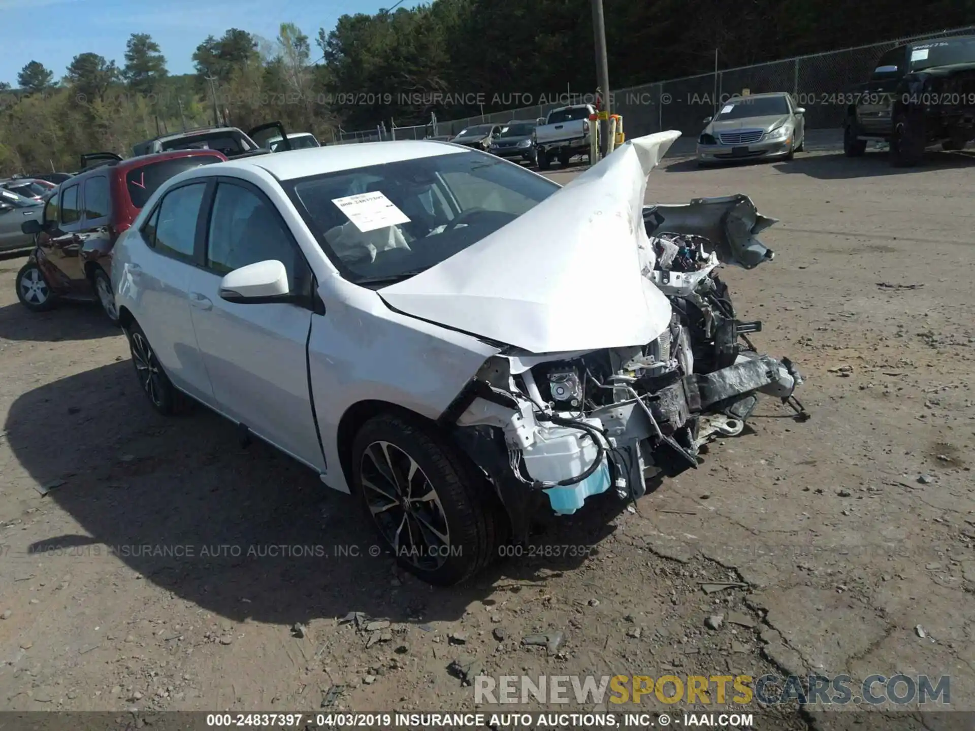 1 Photograph of a damaged car 5YFBURHEXKP940848 TOYOTA COROLLA 2019