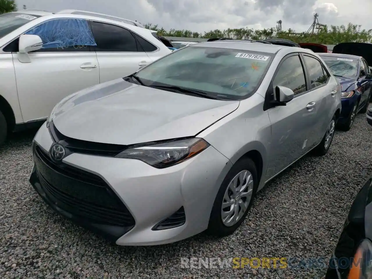 2 Photograph of a damaged car 5YFBURHEXKP941210 TOYOTA COROLLA 2019