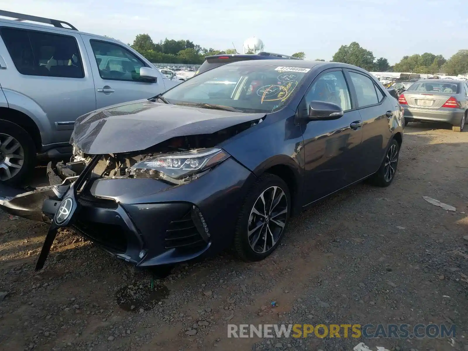 2 Photograph of a damaged car 5YFBURHEXKP941577 TOYOTA COROLLA 2019