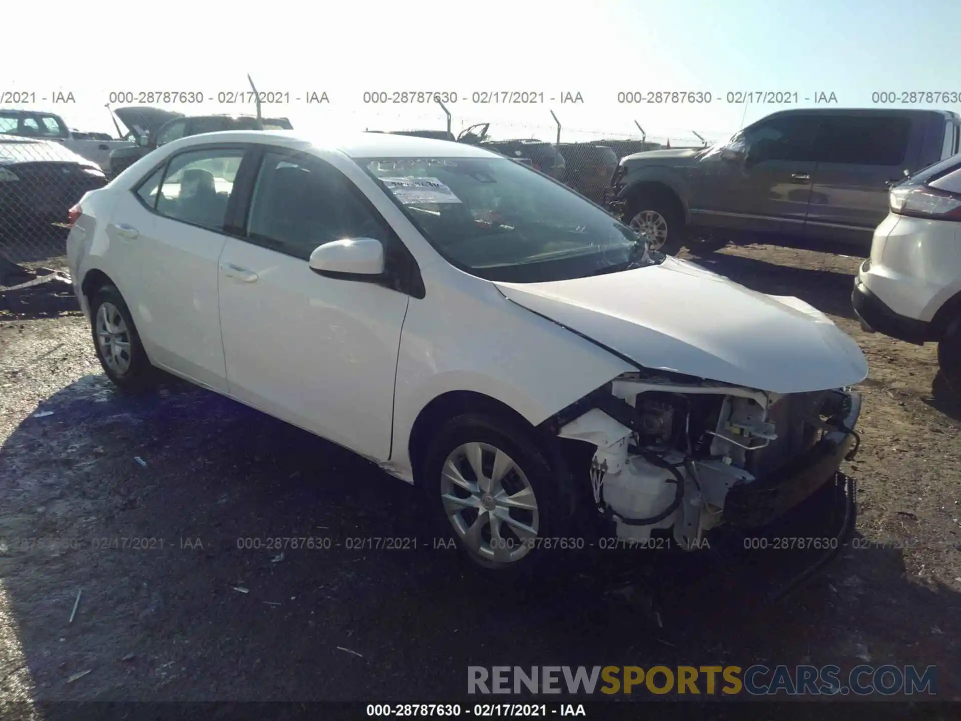 1 Photograph of a damaged car 5YFBURHEXKP942339 TOYOTA COROLLA 2019