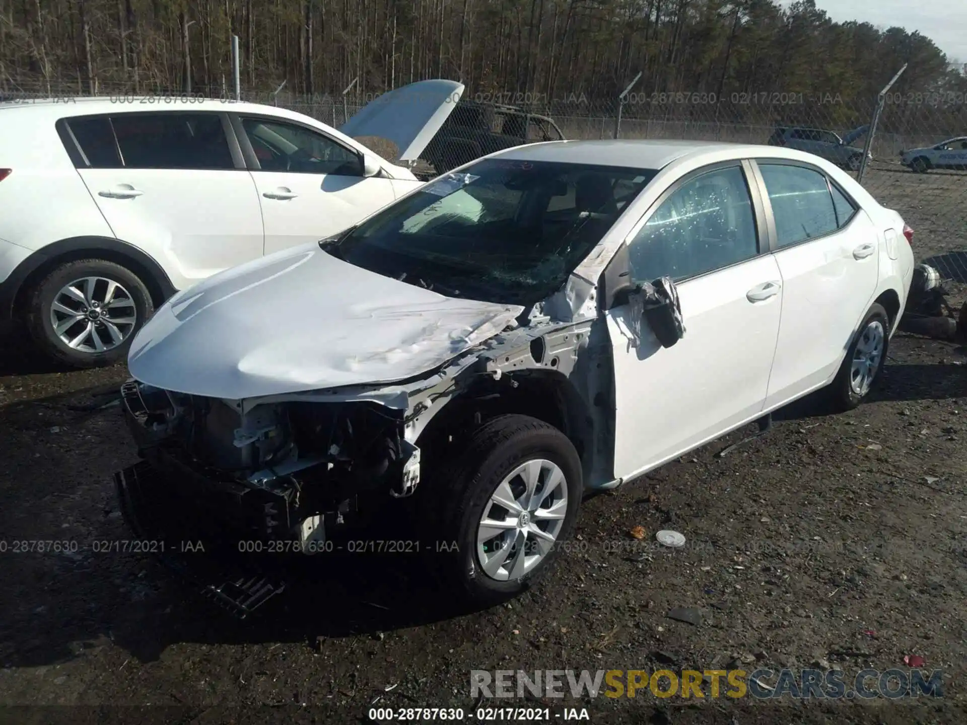 2 Photograph of a damaged car 5YFBURHEXKP942339 TOYOTA COROLLA 2019