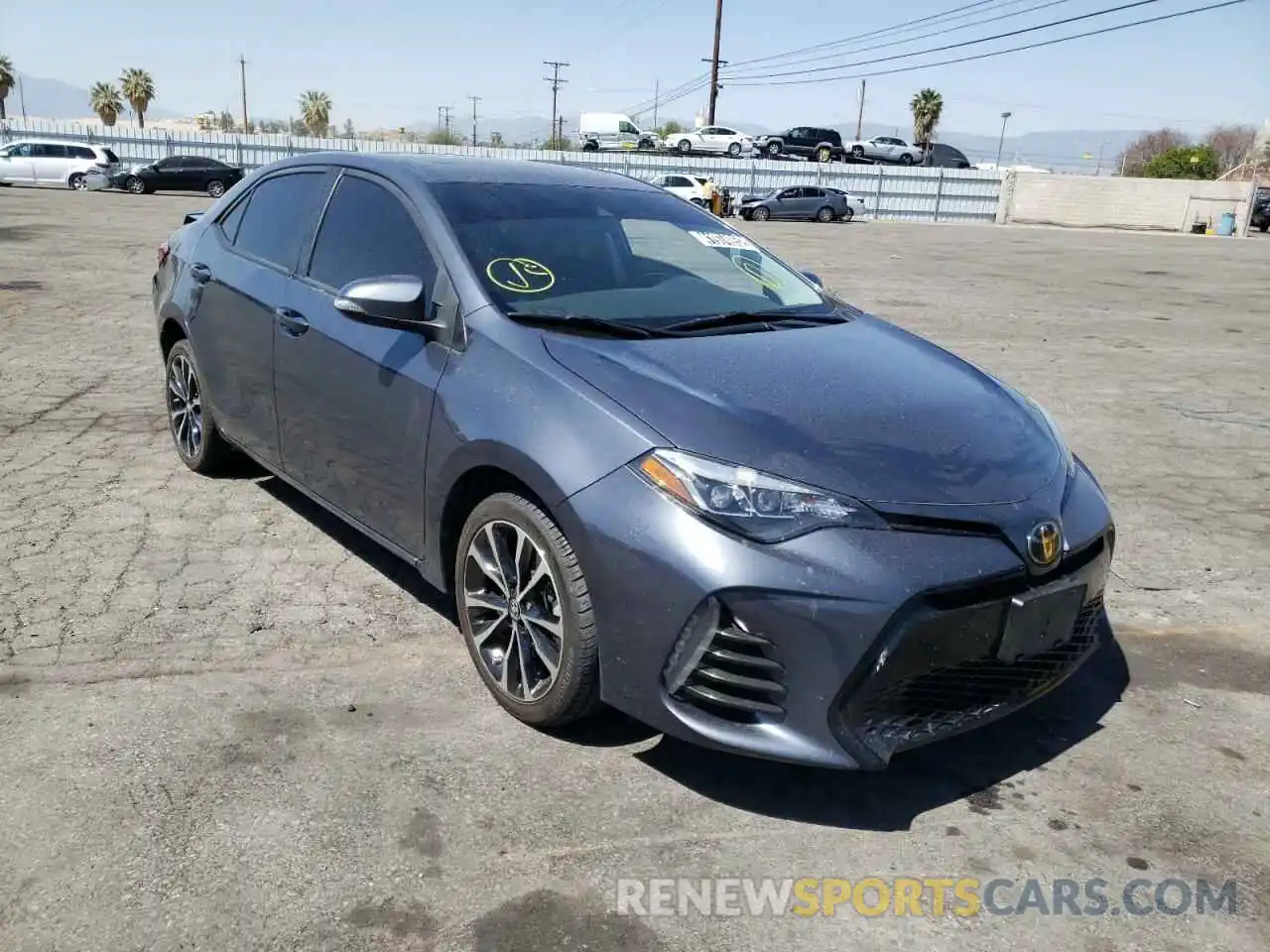 1 Photograph of a damaged car 5YFBURHEXKP943037 TOYOTA COROLLA 2019