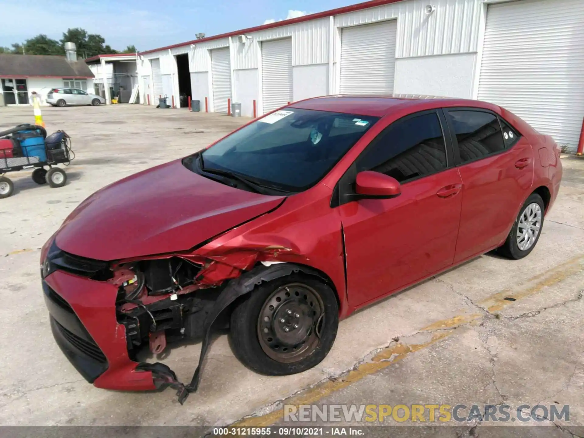 2 Photograph of a damaged car 5YFBURHEXKP943040 TOYOTA COROLLA 2019