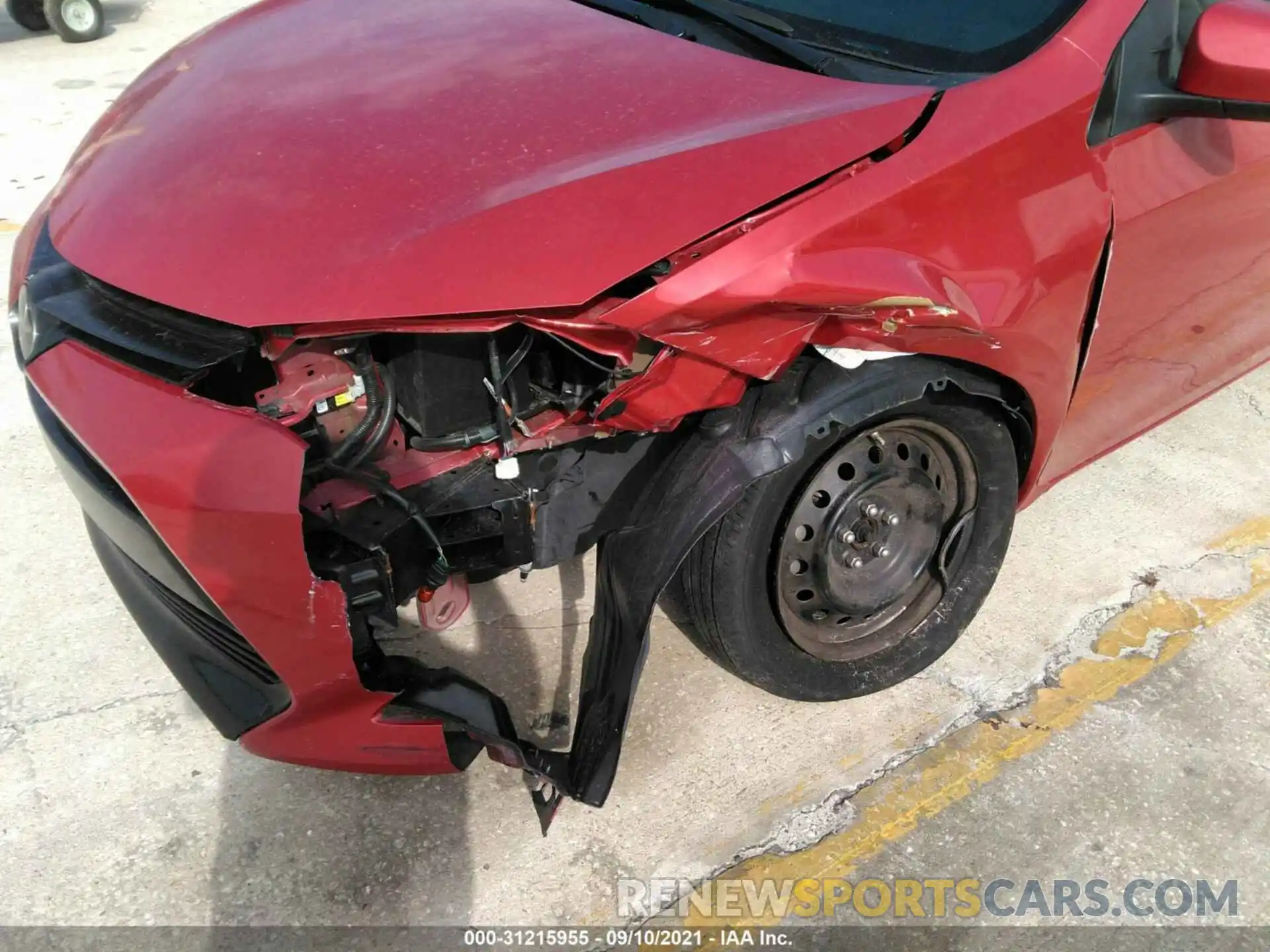 6 Photograph of a damaged car 5YFBURHEXKP943040 TOYOTA COROLLA 2019