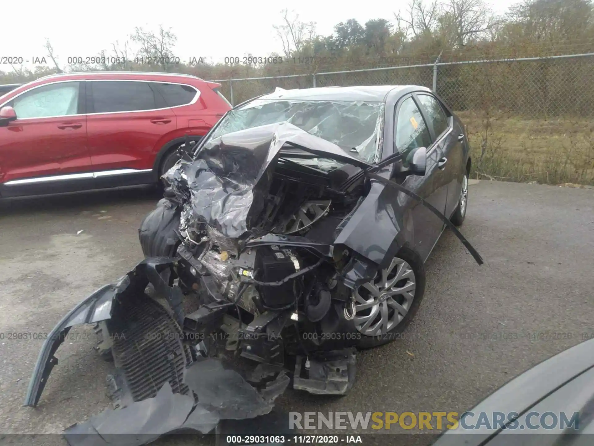 2 Photograph of a damaged car 5YFBURHEXKP943829 TOYOTA COROLLA 2019