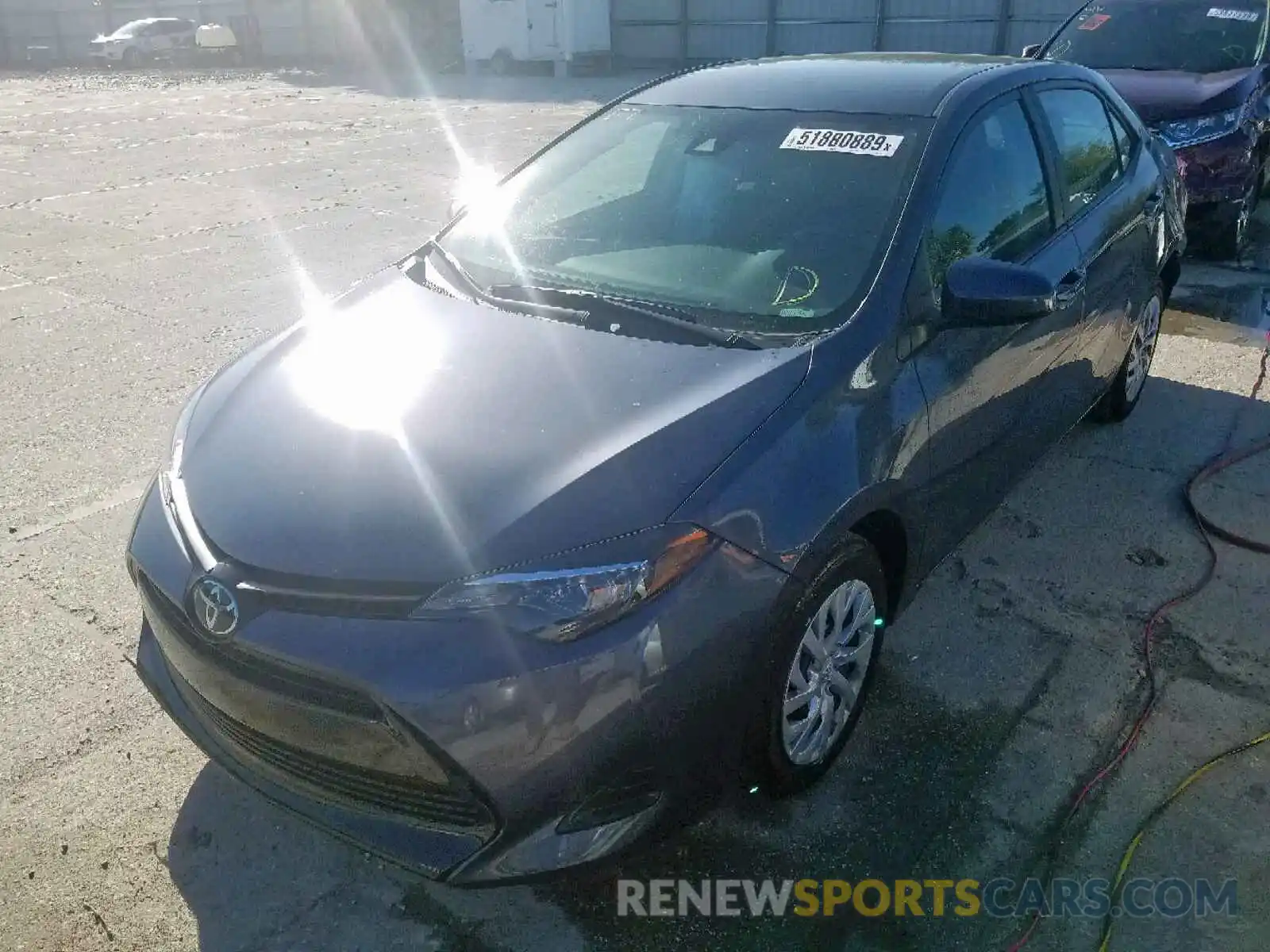 2 Photograph of a damaged car 5YFBURHEXKP944107 TOYOTA COROLLA 2019