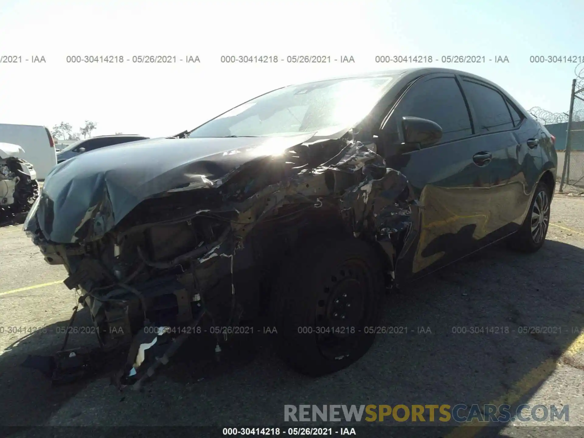 2 Photograph of a damaged car 5YFBURHEXKP944334 TOYOTA COROLLA 2019