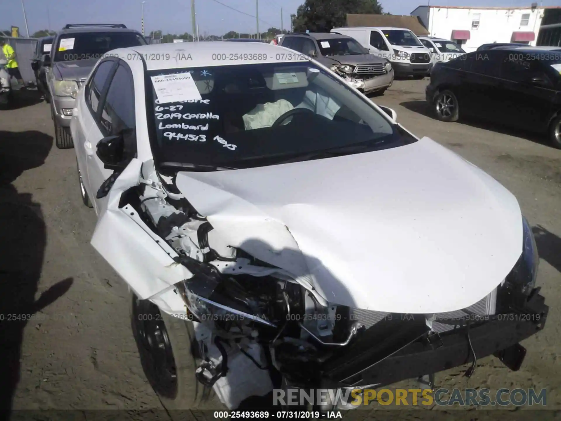 6 Photograph of a damaged car 5YFBURHEXKP944513 TOYOTA COROLLA 2019