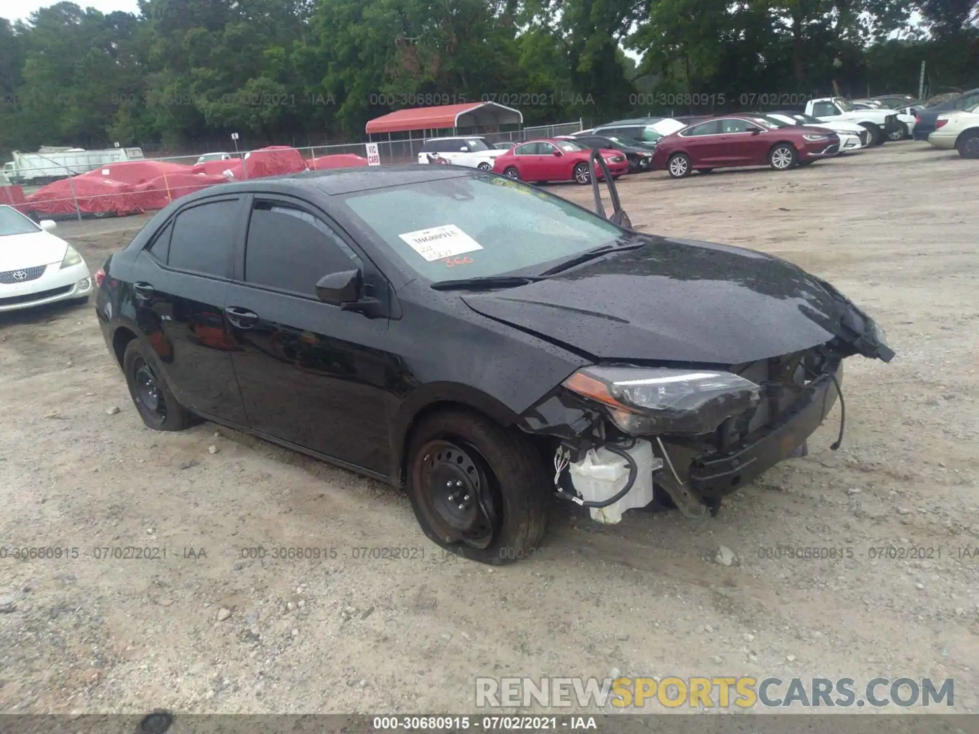 1 Photograph of a damaged car 5YFBURHEXKP945287 TOYOTA COROLLA 2019