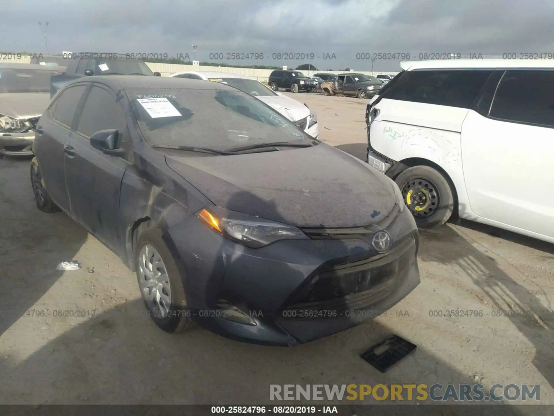 1 Photograph of a damaged car 5YFBURHEXKP945550 TOYOTA COROLLA 2019