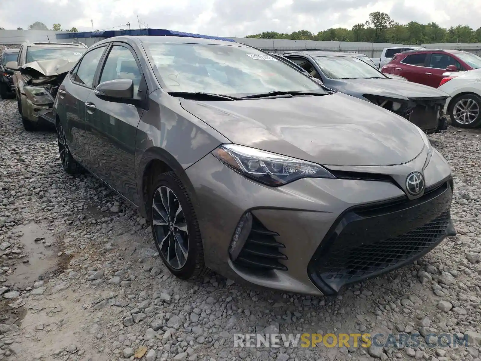 1 Photograph of a damaged car 5YFBURHEXKP945628 TOYOTA COROLLA 2019