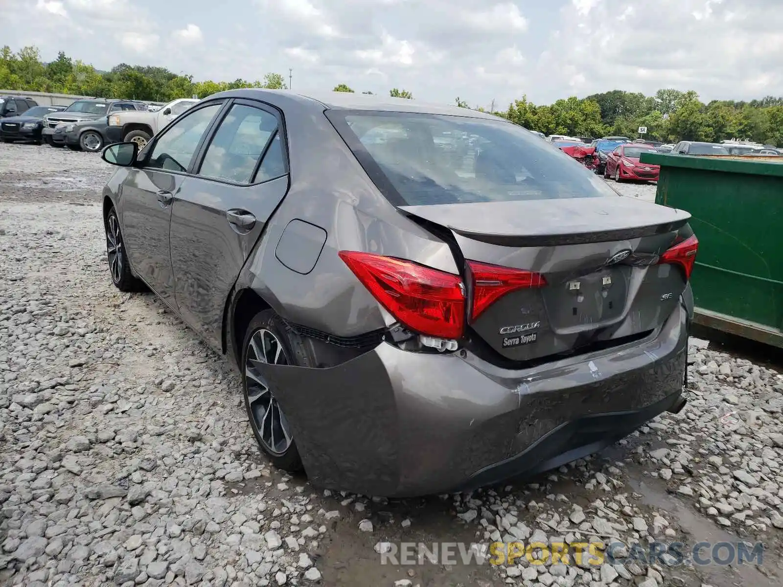 3 Photograph of a damaged car 5YFBURHEXKP945628 TOYOTA COROLLA 2019