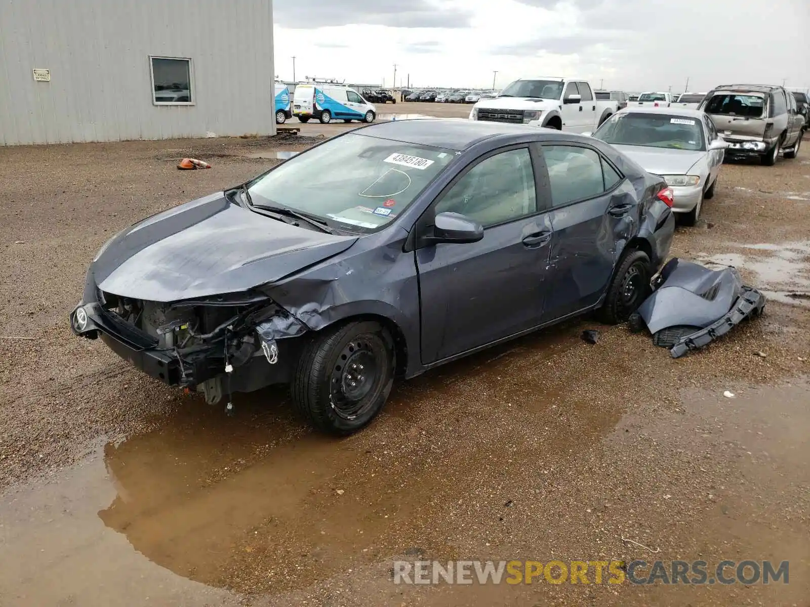 2 Photograph of a damaged car 5YFBURHEXKP946018 TOYOTA COROLLA 2019
