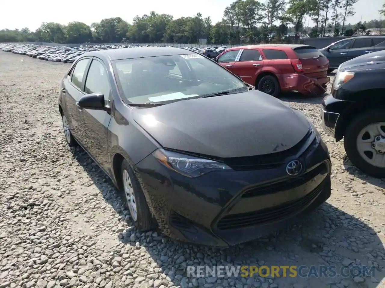 1 Photograph of a damaged car 5YFBURHEXKP946441 TOYOTA COROLLA 2019