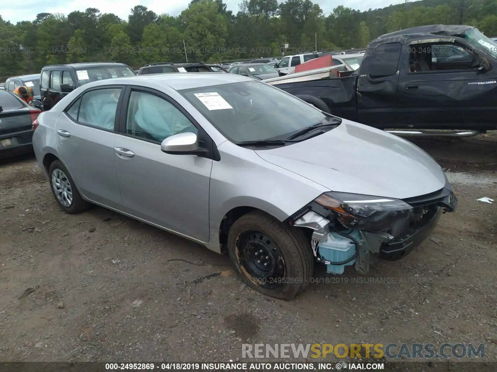 1 Photograph of a damaged car 5YFBURHEXKP946813 TOYOTA COROLLA 2019