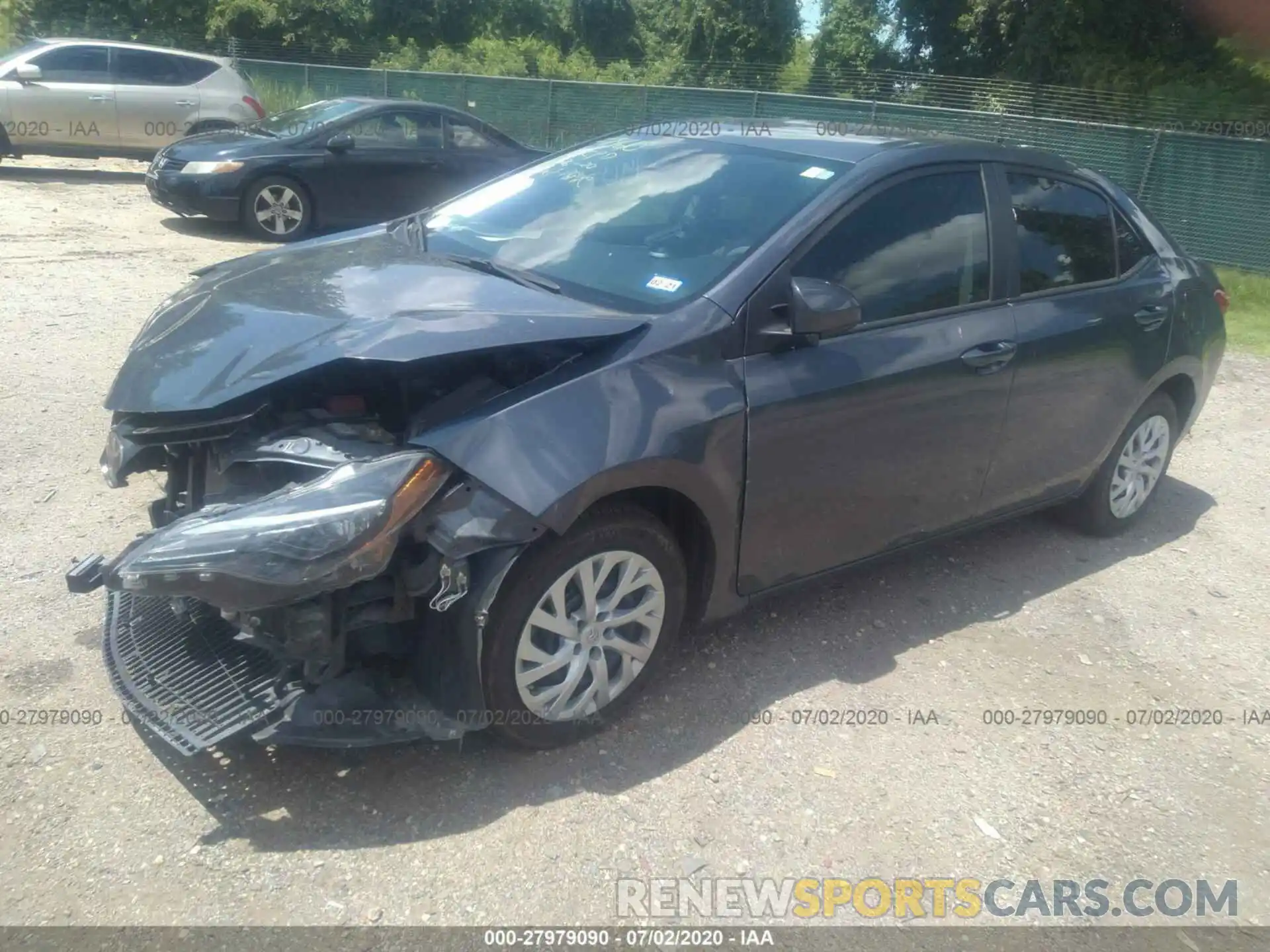 2 Photograph of a damaged car 5YFBURHEXKP948268 TOYOTA COROLLA 2019