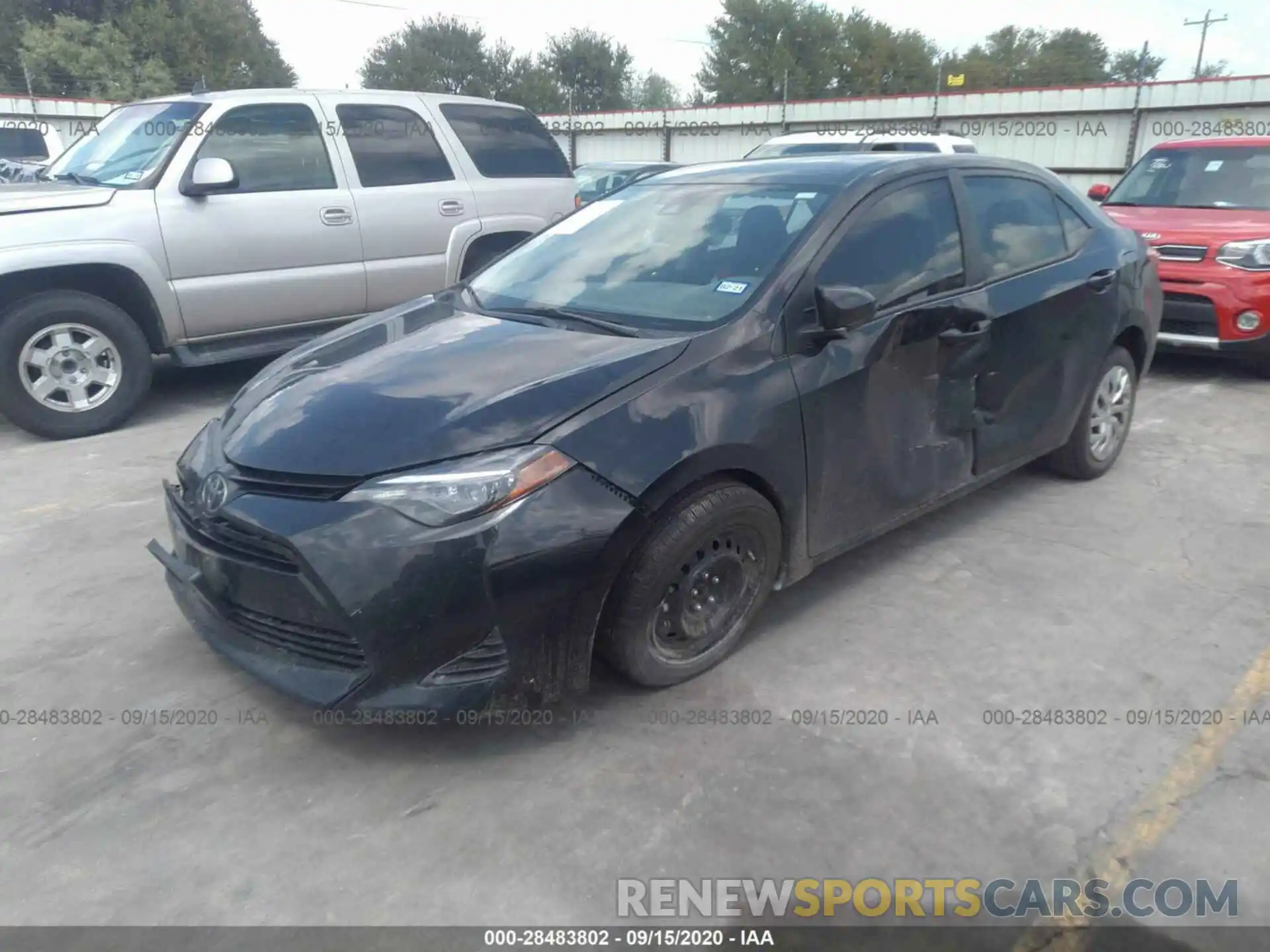 2 Photograph of a damaged car 5YFBURHEXKP948299 TOYOTA COROLLA 2019