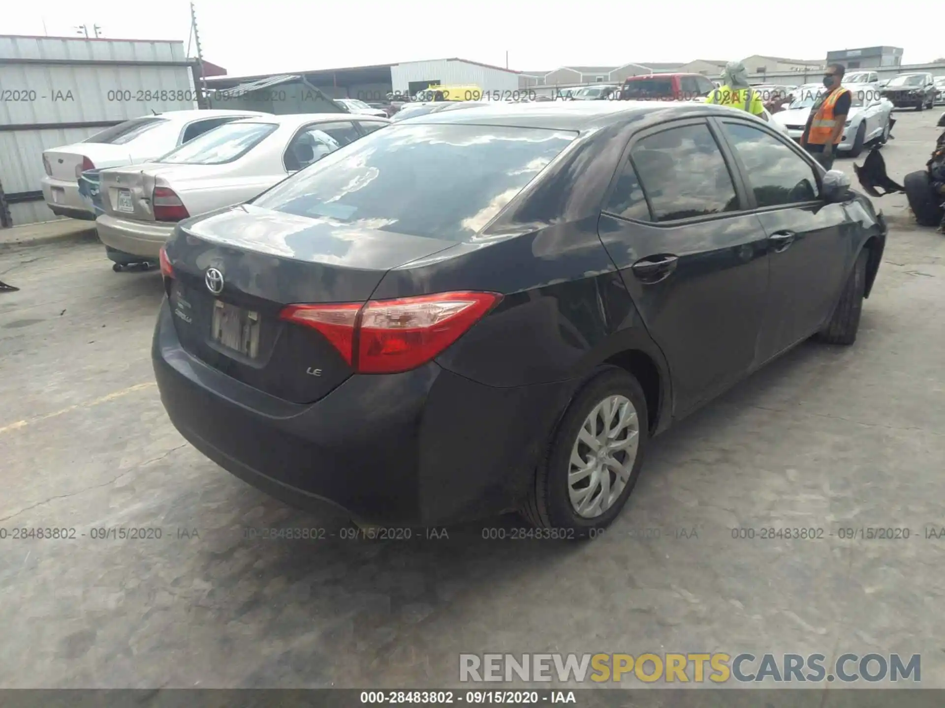 4 Photograph of a damaged car 5YFBURHEXKP948299 TOYOTA COROLLA 2019