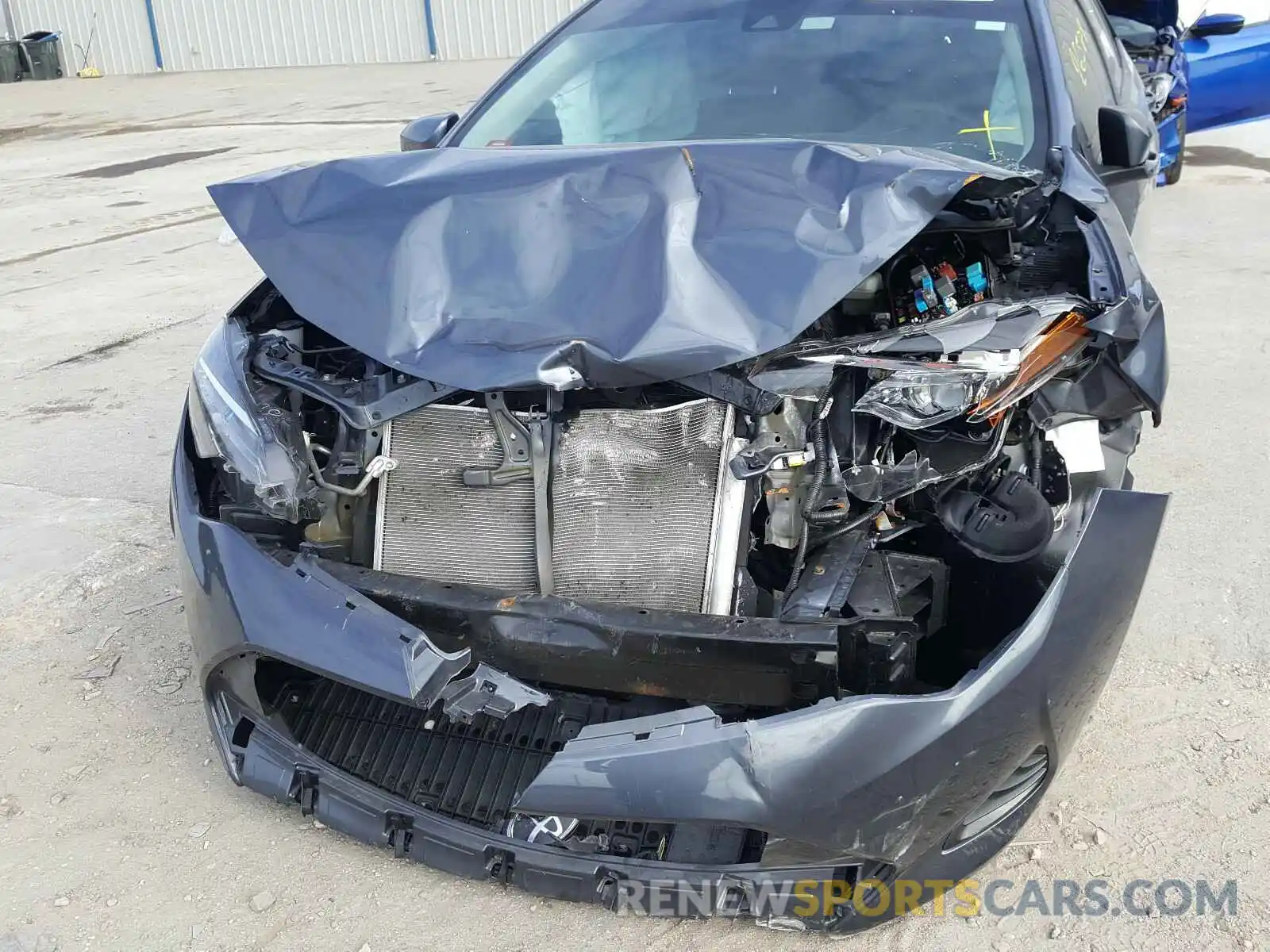 9 Фотография поврежденного автомобиля 5YFBURHEXKP948366 TOYOTA COROLLA 2019