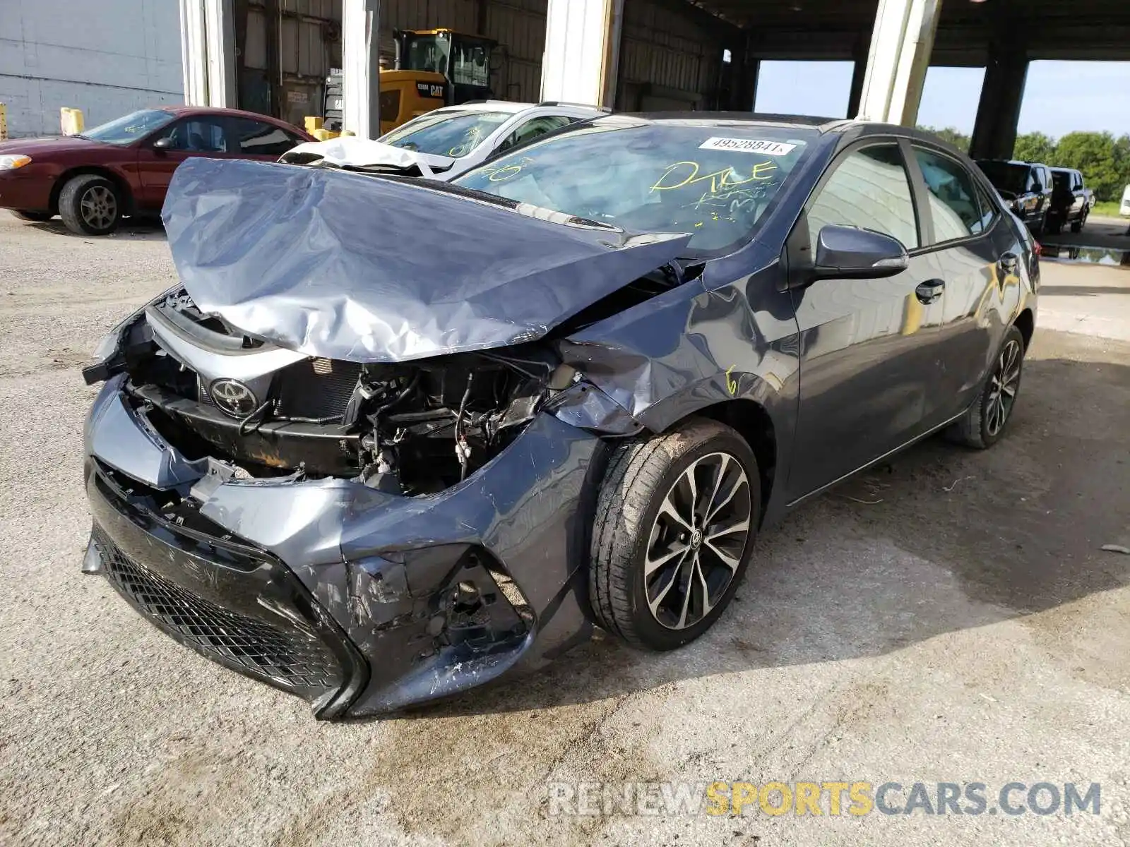 2 Photograph of a damaged car 5YFBURHEXKP948464 TOYOTA COROLLA 2019