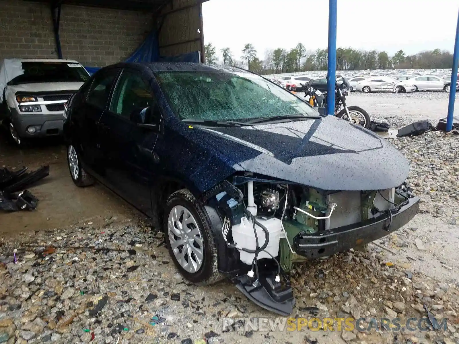 1 Photograph of a damaged car 5YFBURHEXKP948593 TOYOTA COROLLA 2019