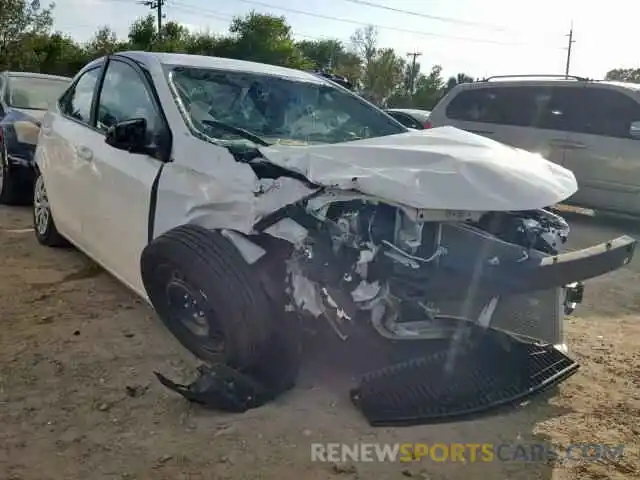 1 Photograph of a damaged car 5YFBURHEXKP949162 TOYOTA COROLLA 2019