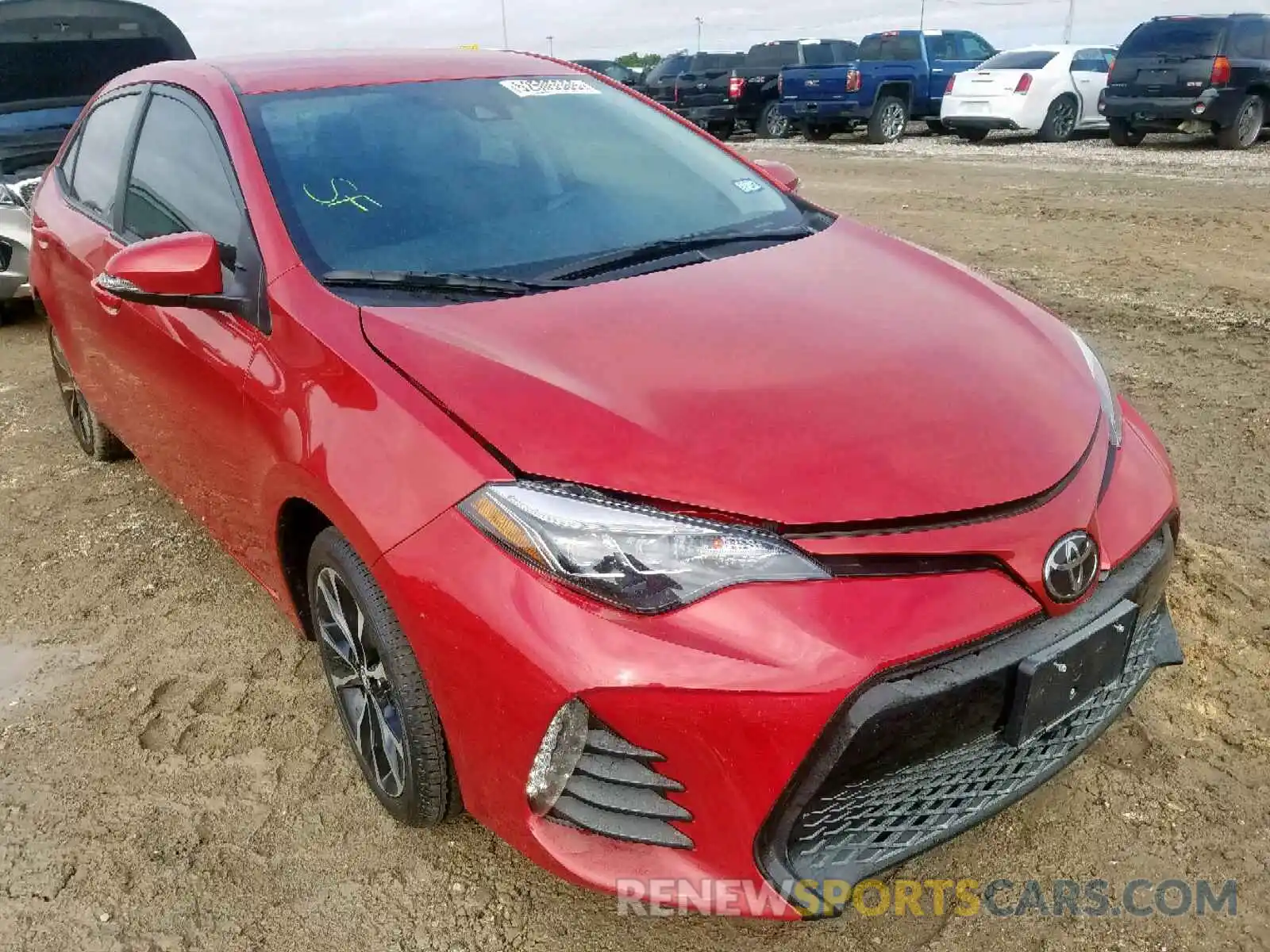 1 Photograph of a damaged car 5YFBURJE4KP903052 TOYOTA COROLLA 2019