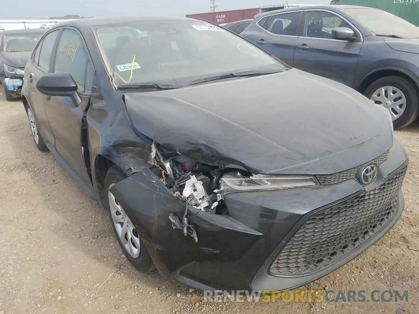 1 Photograph of a damaged car 5YFEPRAE0LP065232 TOYOTA COROLLA 2019