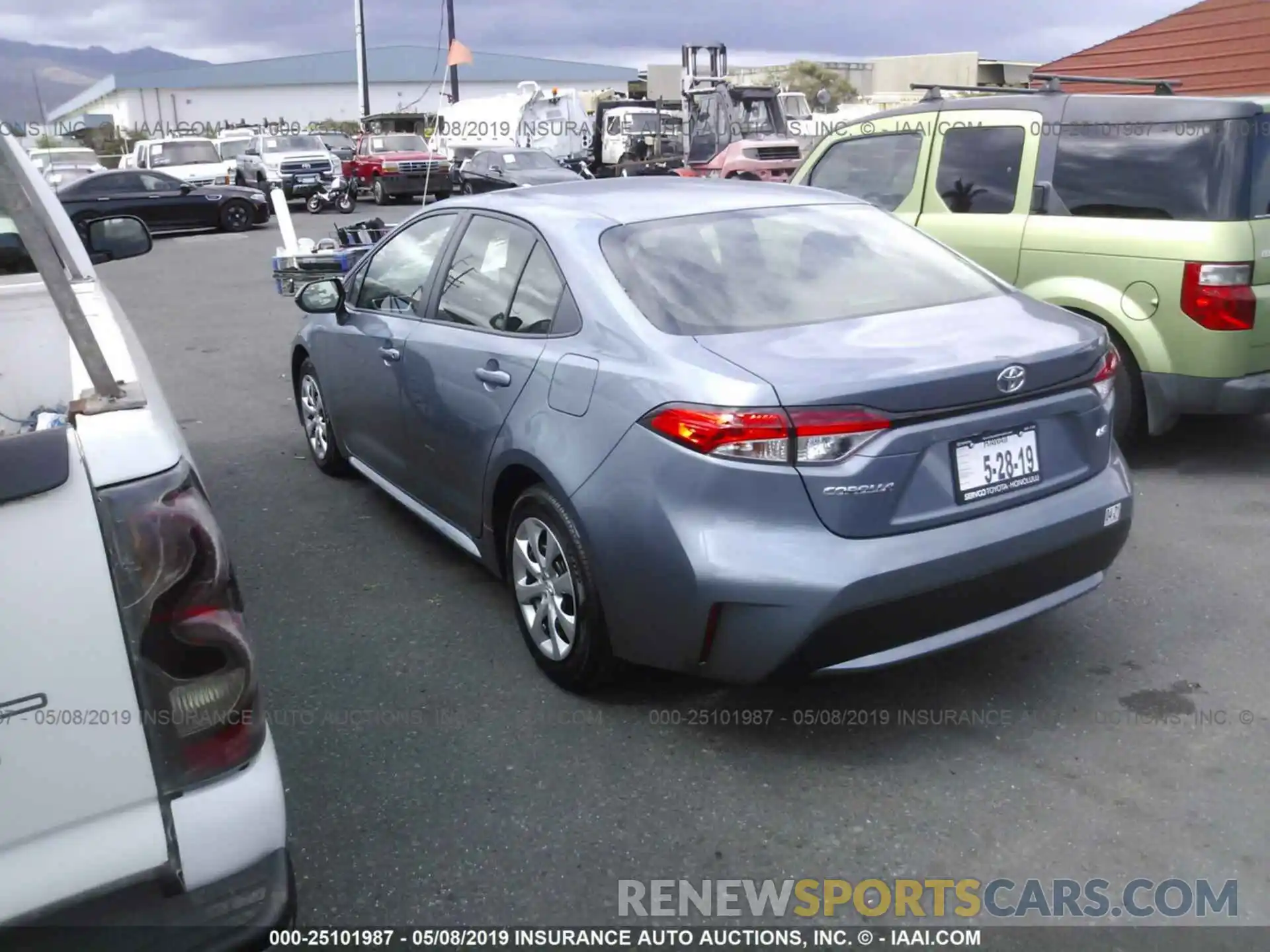 3 Photograph of a damaged car JTDEPRAE3LJ018250 TOYOTA COROLLA 2019